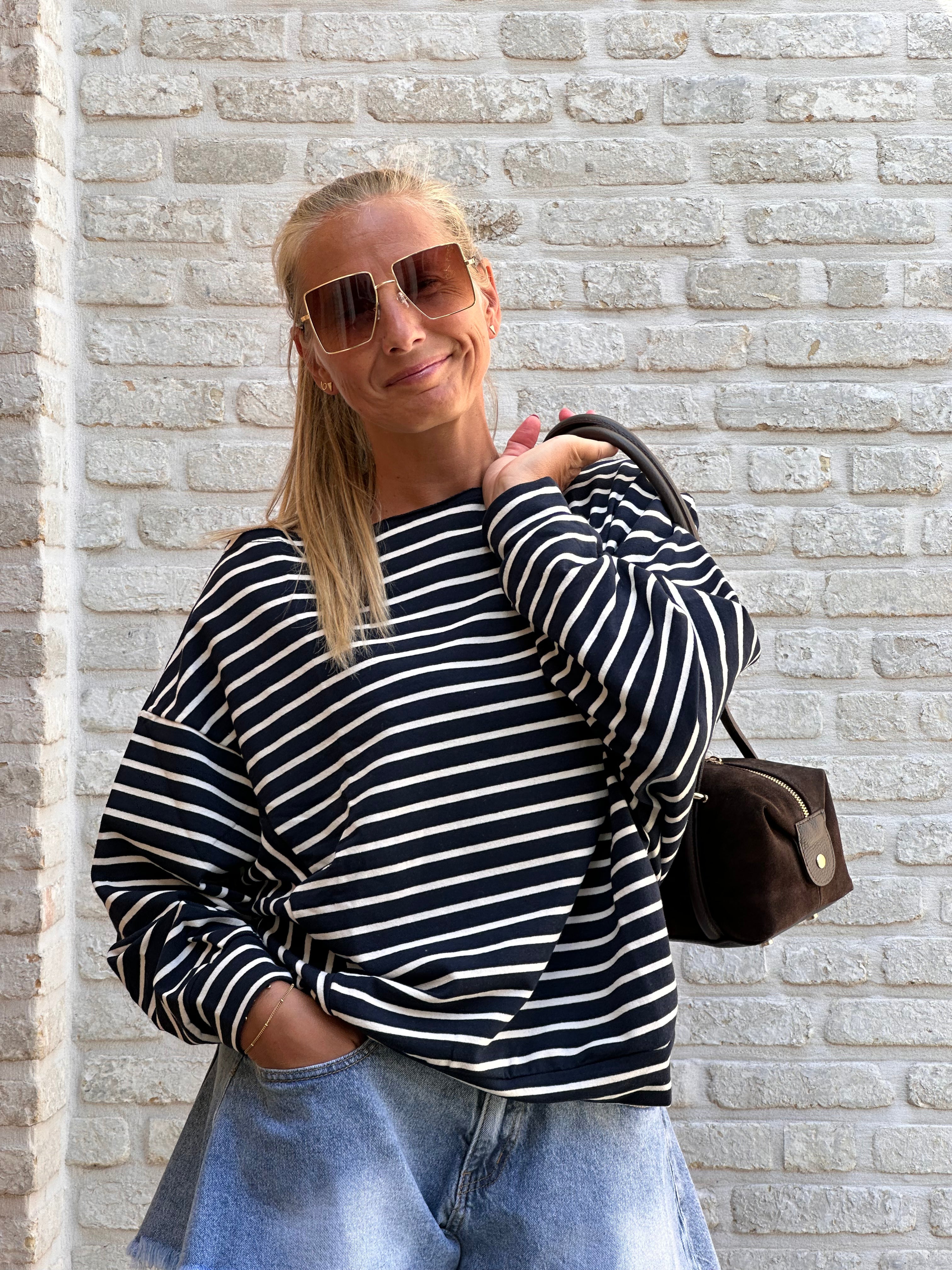 Sweater Peggy - Stripes Marine