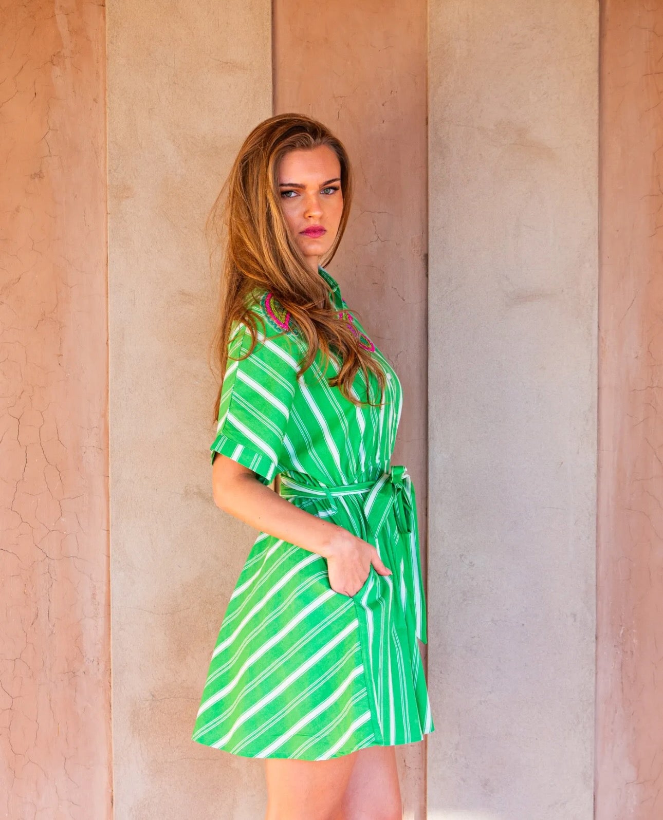 Jurk Emilia Groen