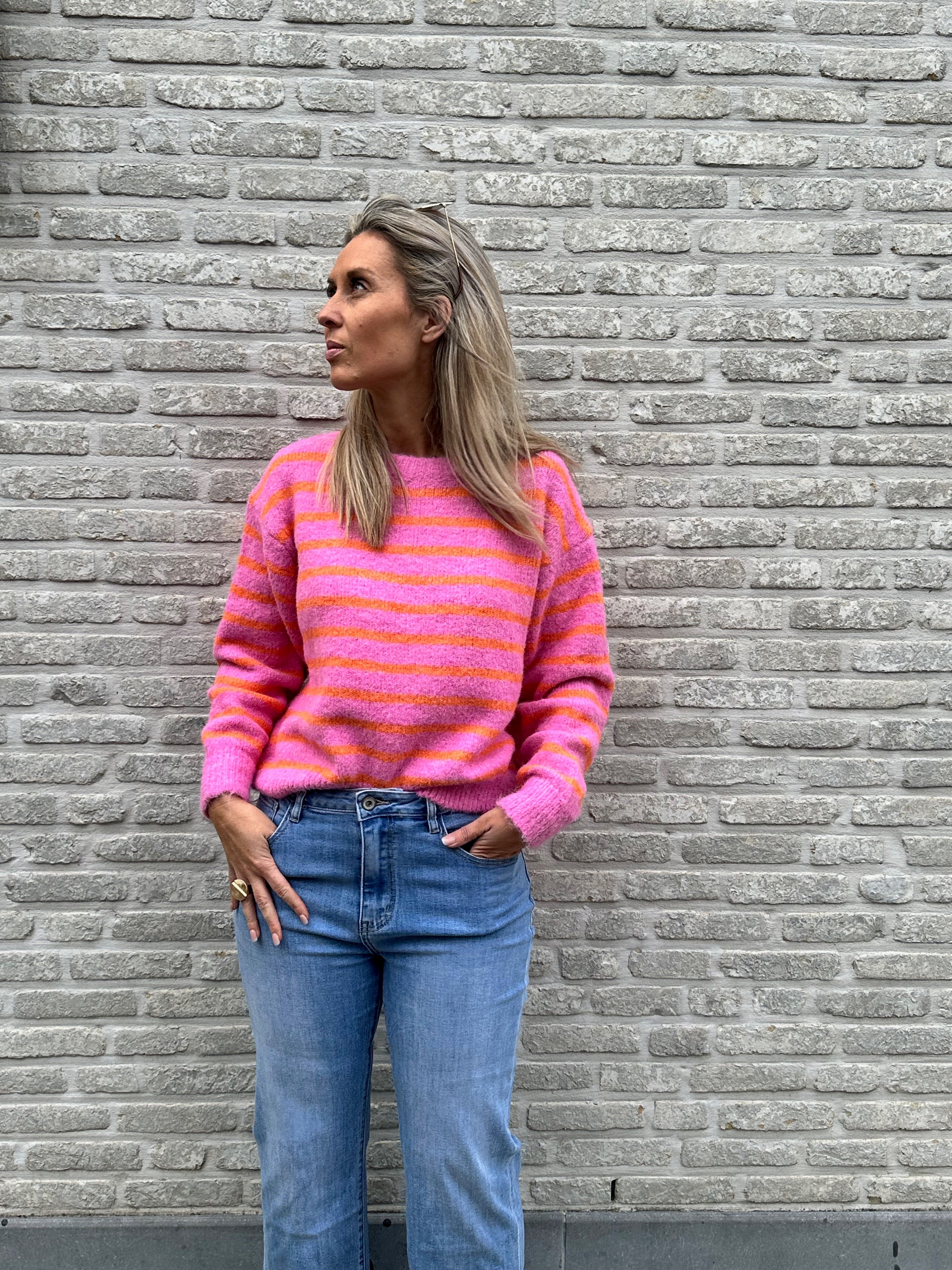 Pull Stripes Pink-Orange