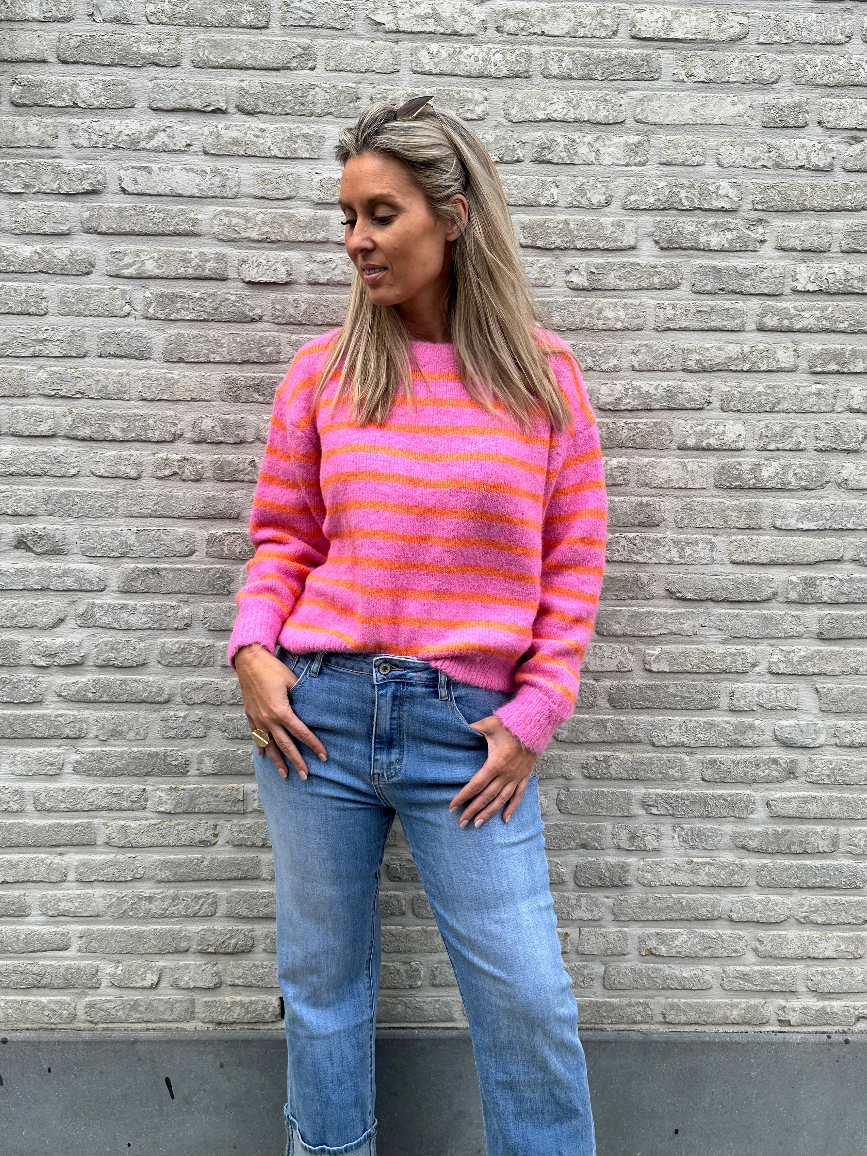 Pull Stripes Pink-Orange