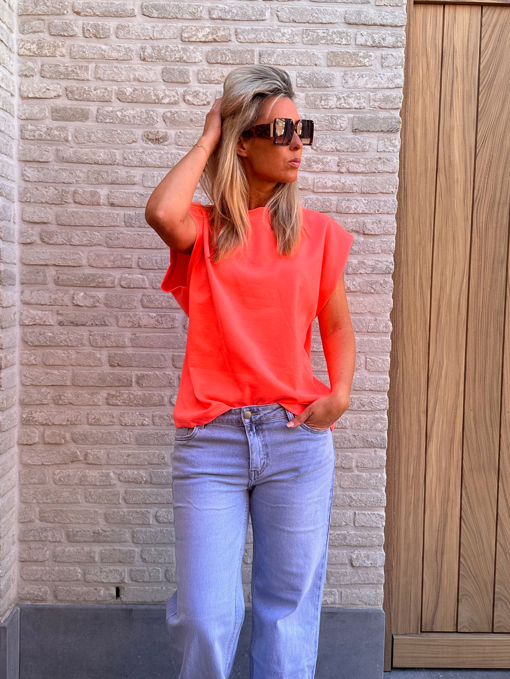 Top Fenna FLUO pasteque