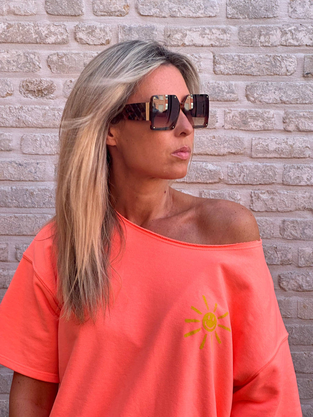 Sweater Oversized Noor Pasteque