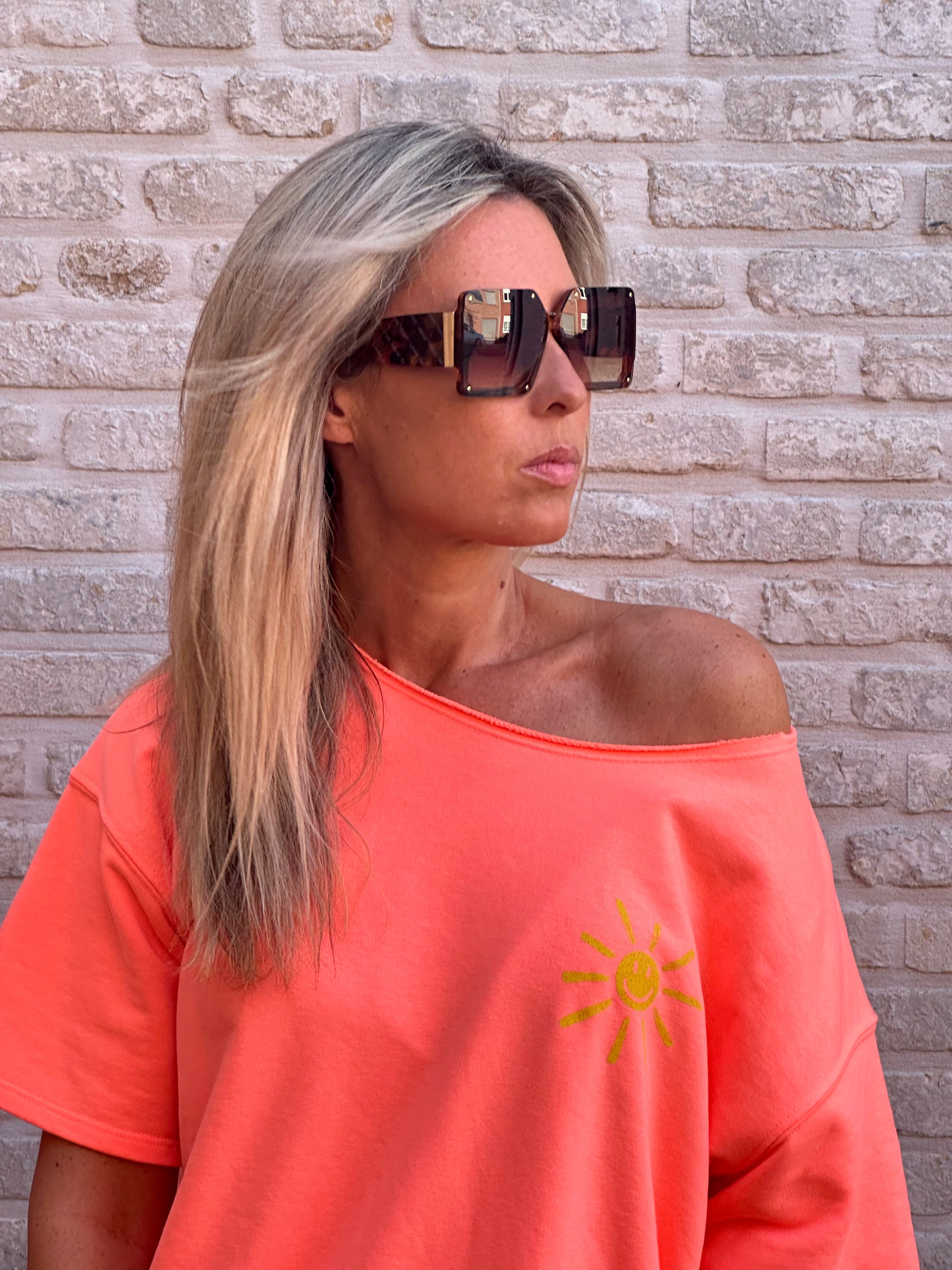Sweater Oversized Noor Pasteque