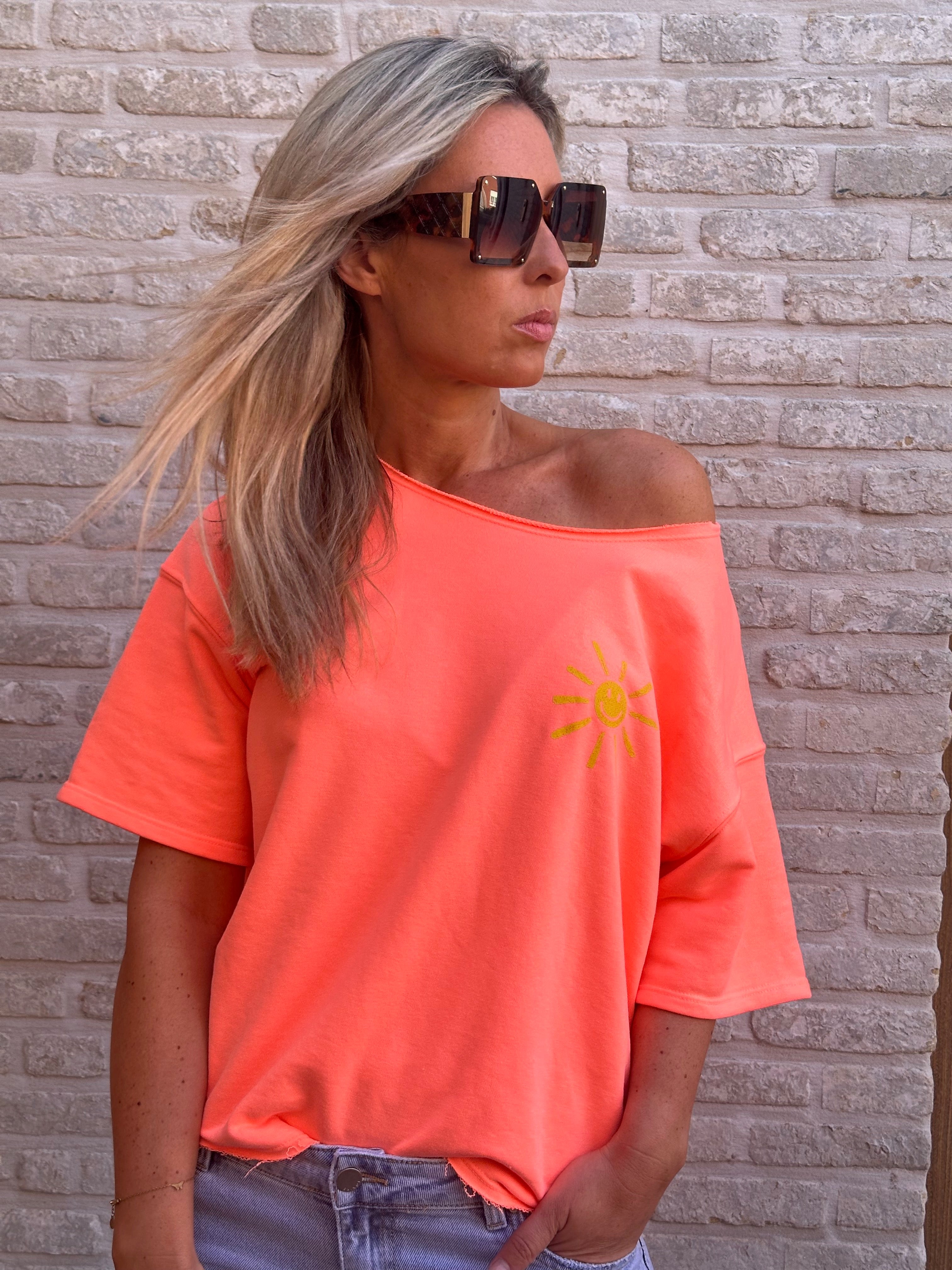 Sweater Oversized Noor Pasteque
