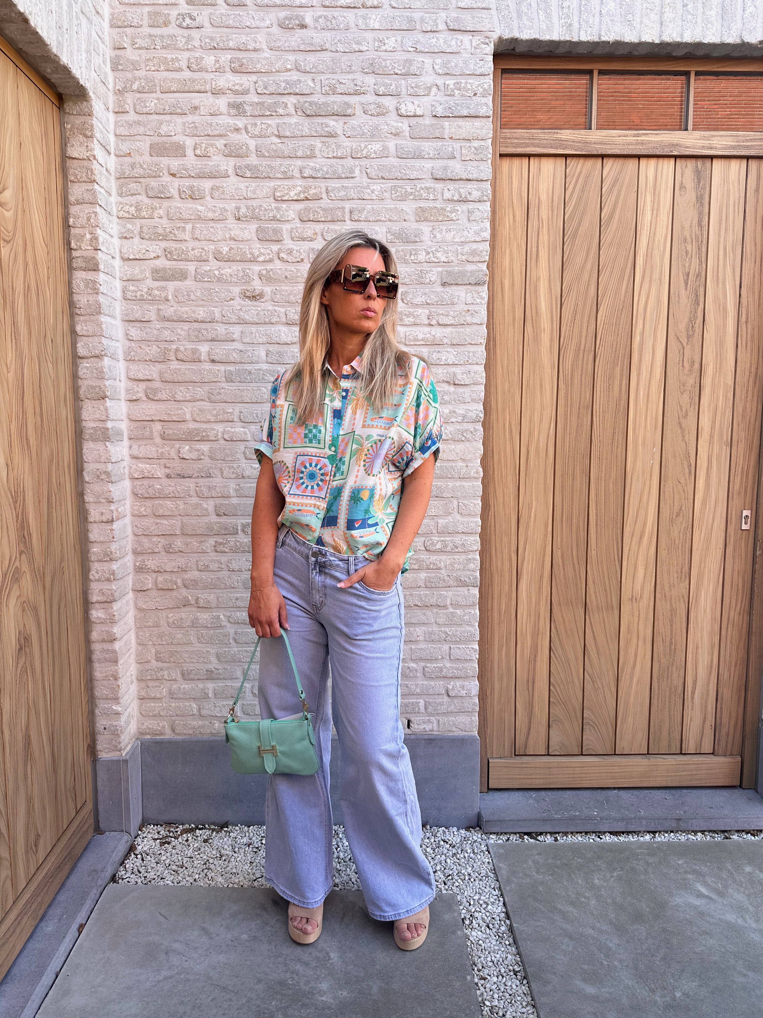 Hemd Elena Aqua