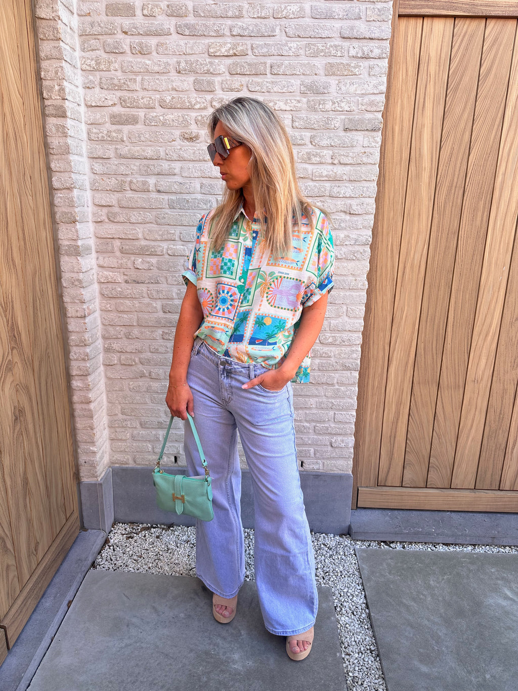 Hemd Elena Aqua