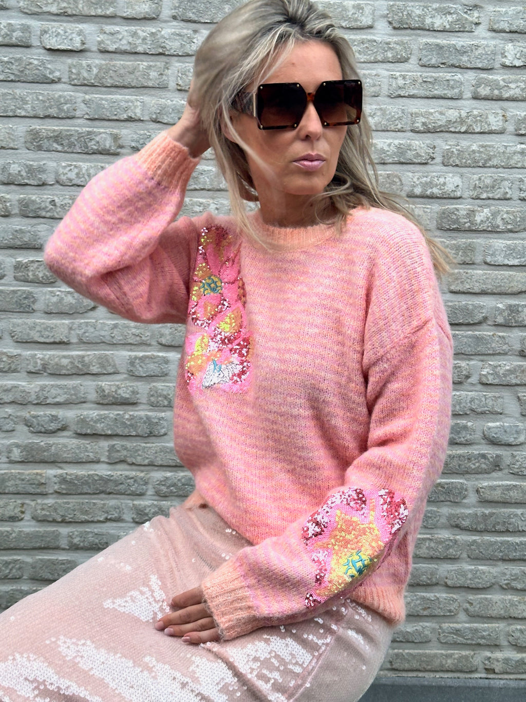 Pull Strass Pink