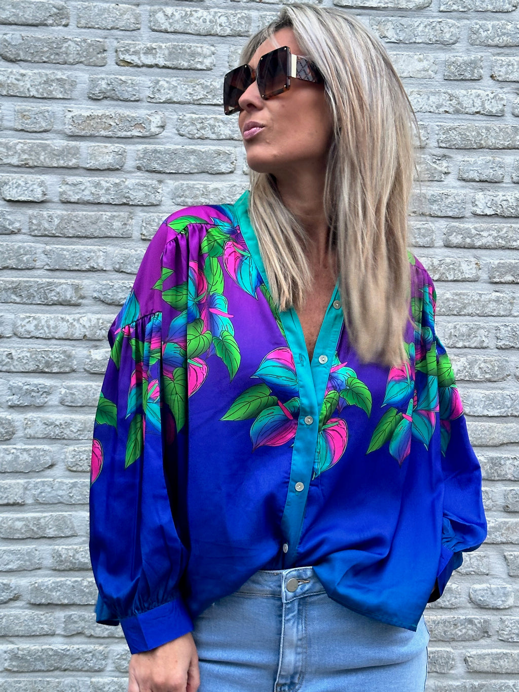 Hemd Floral Sof - Satijn Viscose