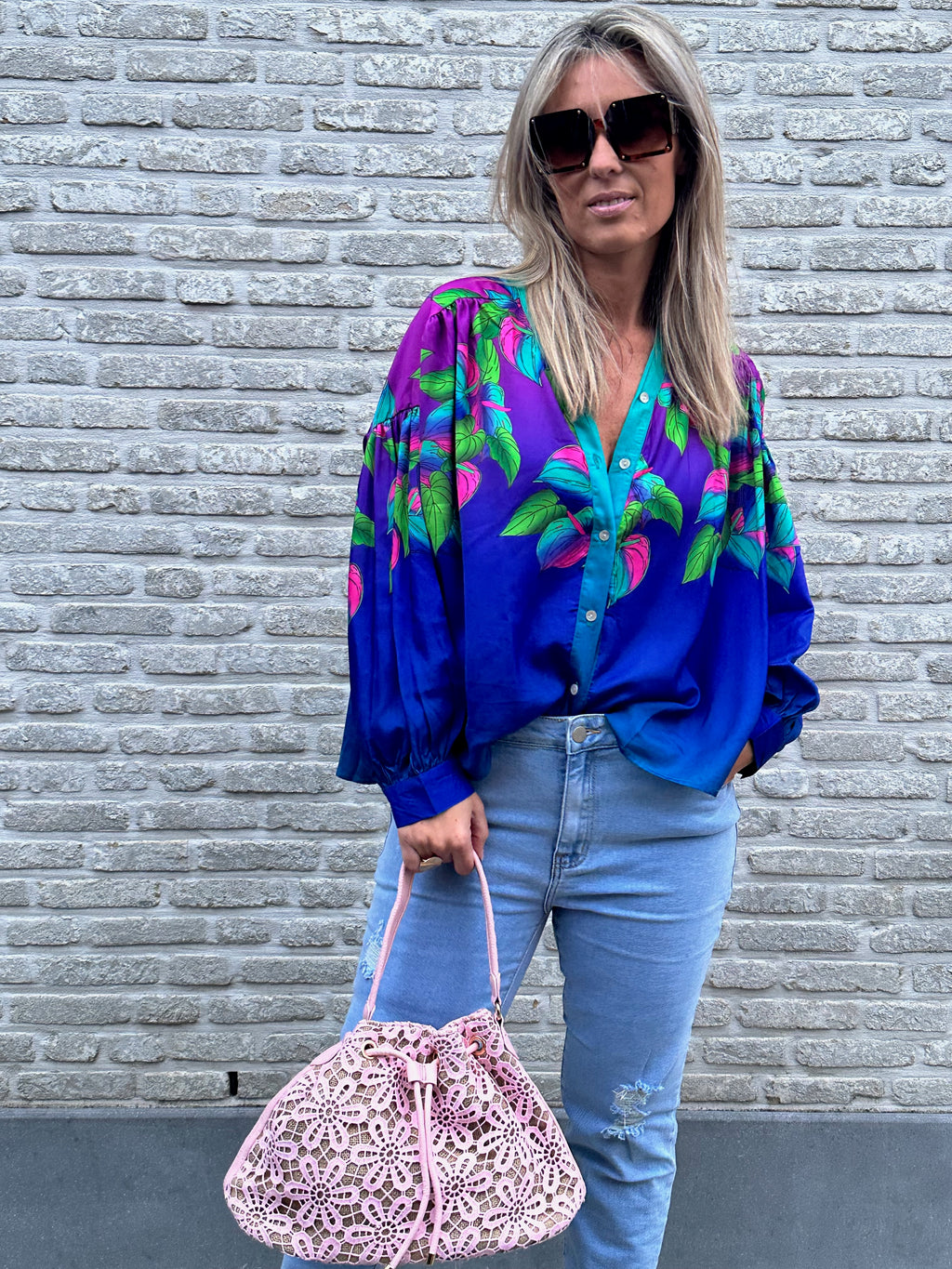 Hemd Floral Sof - Satijn Viscose