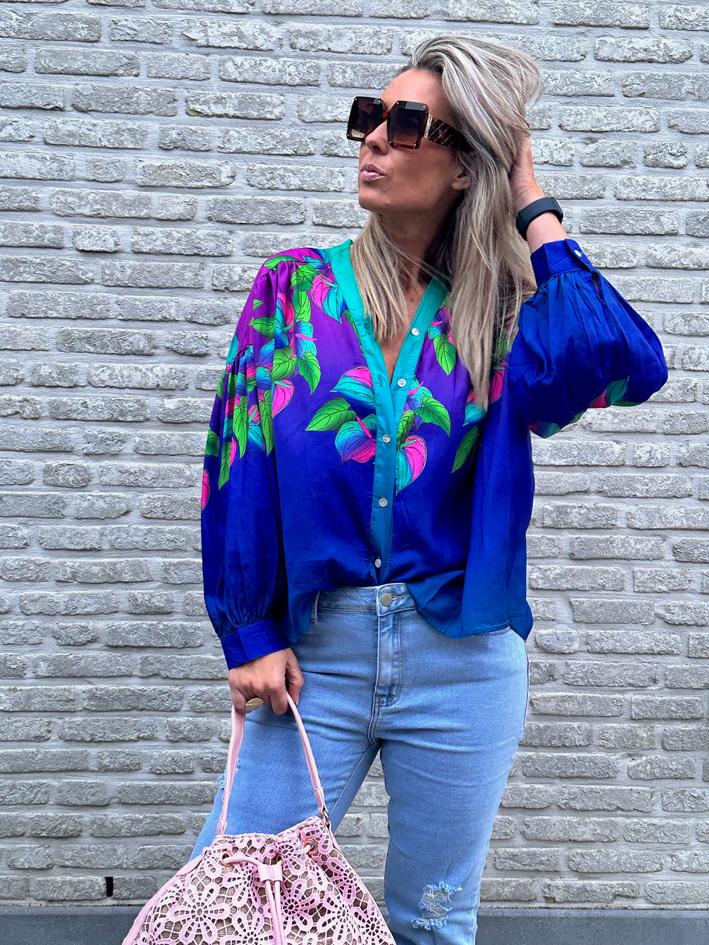 Hemd Floral Sof - Satijn Viscose