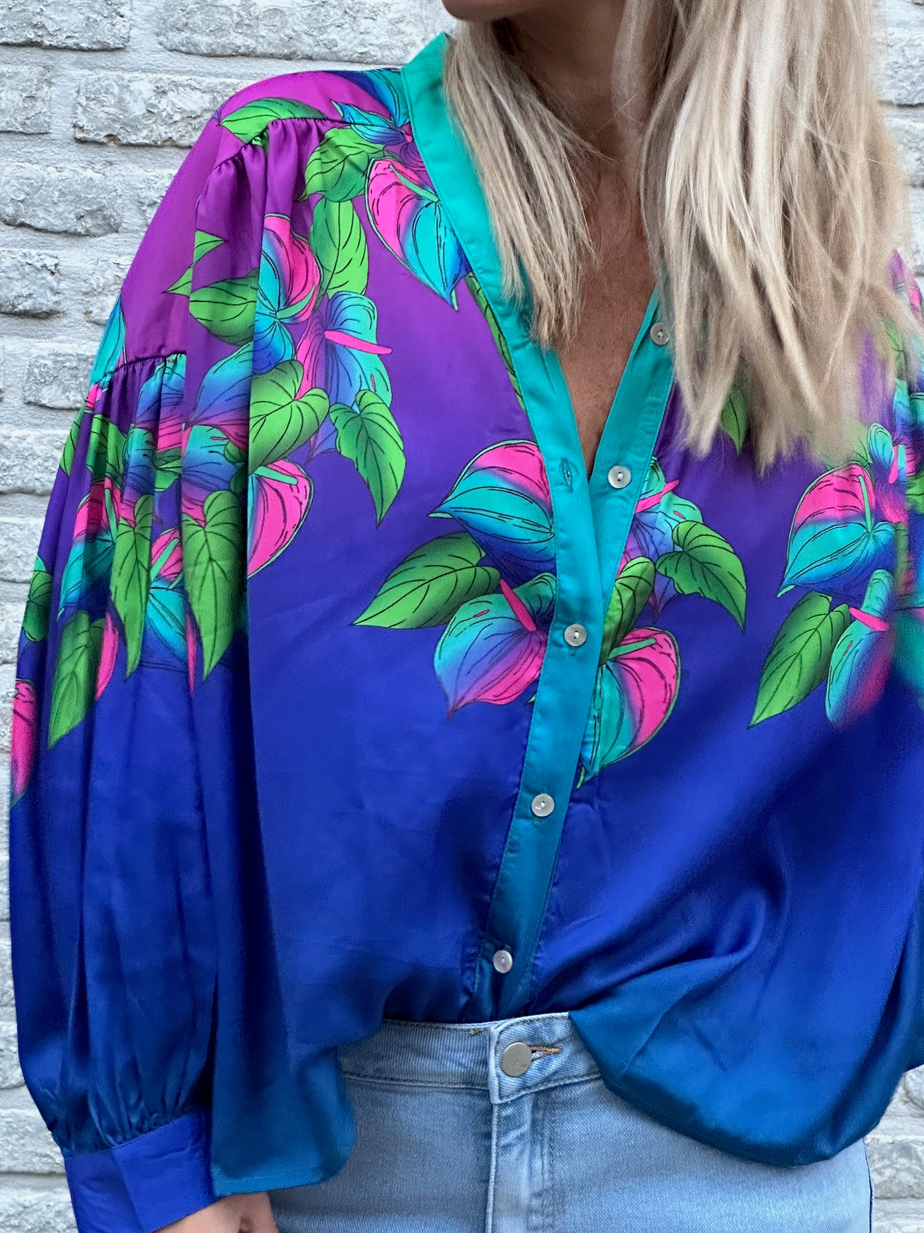 Hemd Floral Sof - Satijn Viscose