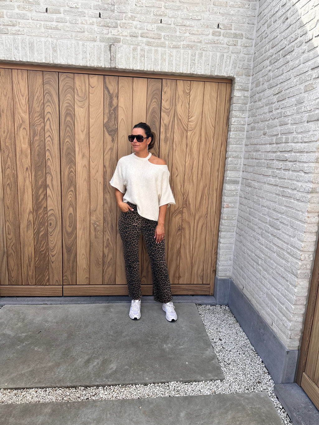 Pull Offshoulder Bé Beige