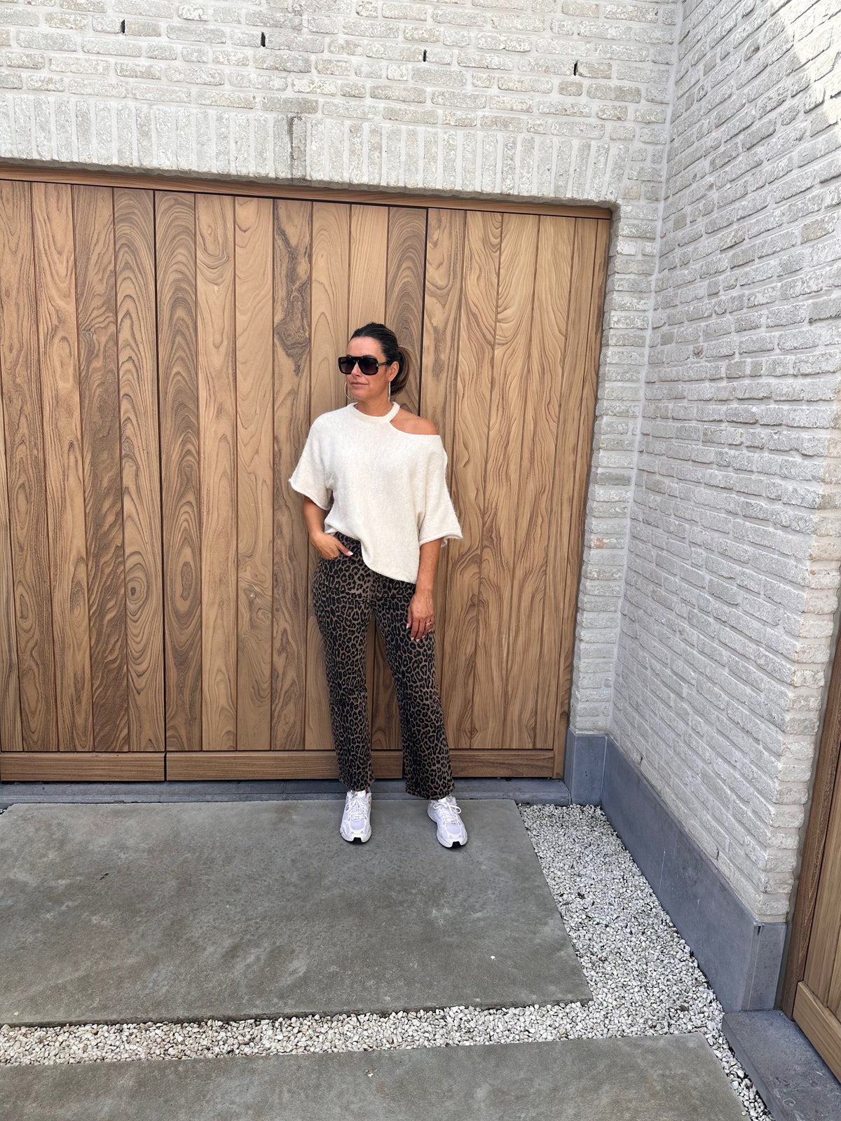 Pull Offshoulder Bé Beige