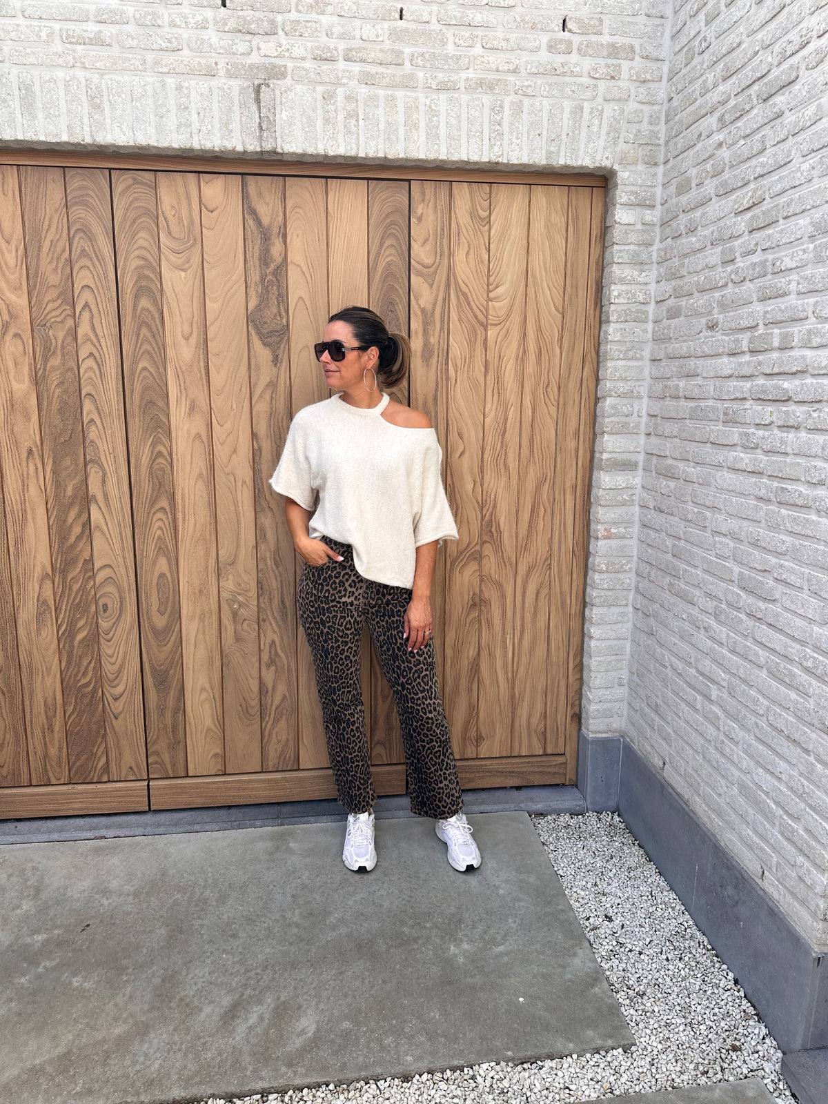 Pull Offshoulder Bé Beige