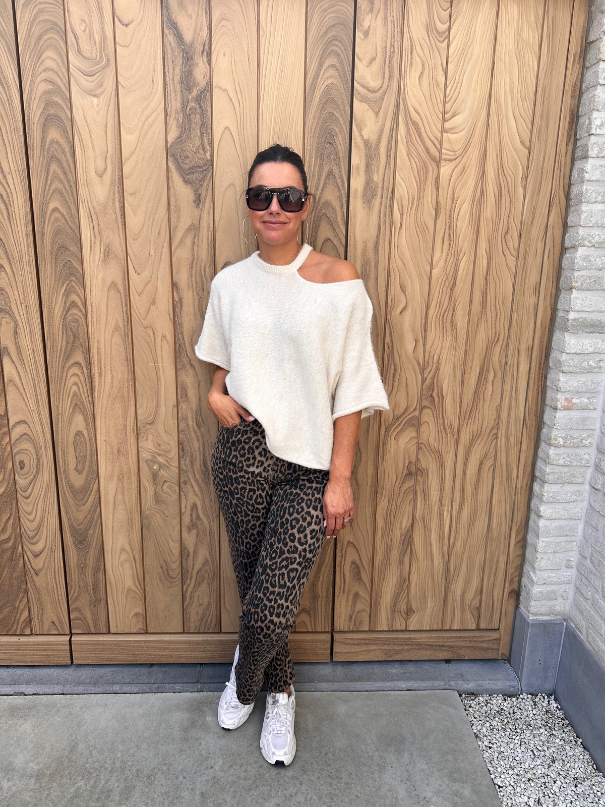 Pull Offshoulder Bé Beige