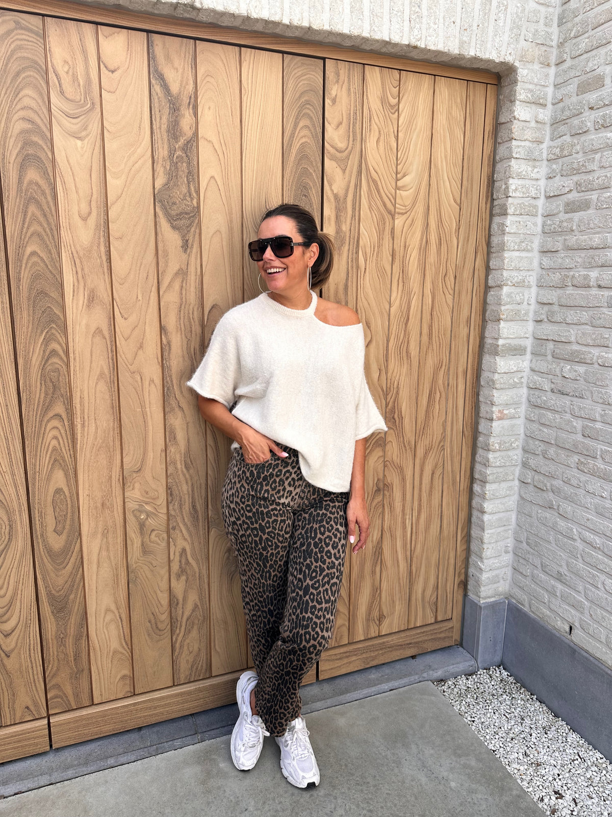 Pull Offshoulder Bé Beige