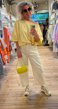 Broek Nelly Offwhite (Barrel)