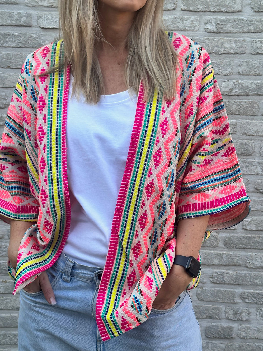 Jacket Boho Colors - Jacquard