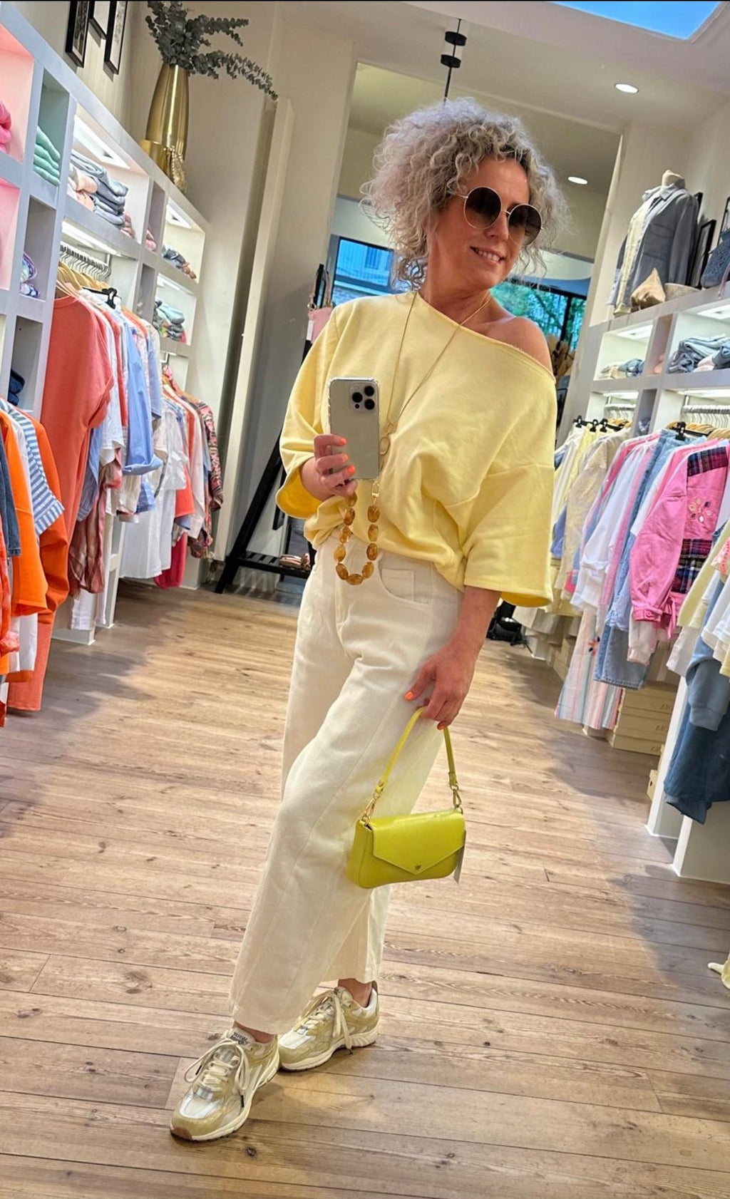 Broek Nelly Offwhite (Barrel)