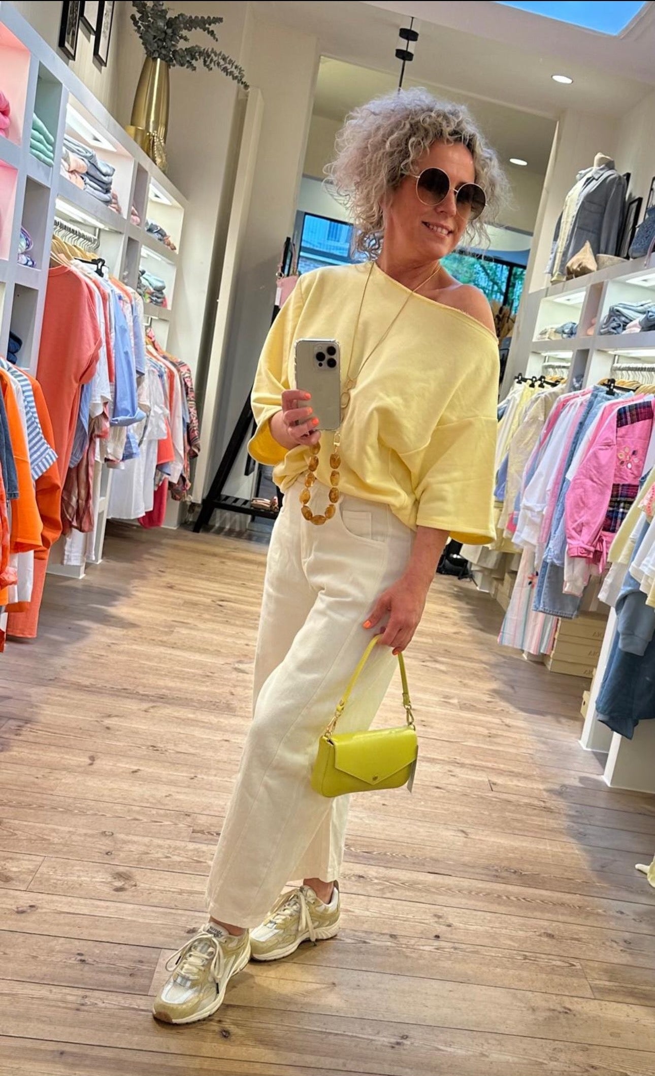 Broek Nelly Offwhite (Barrel)
