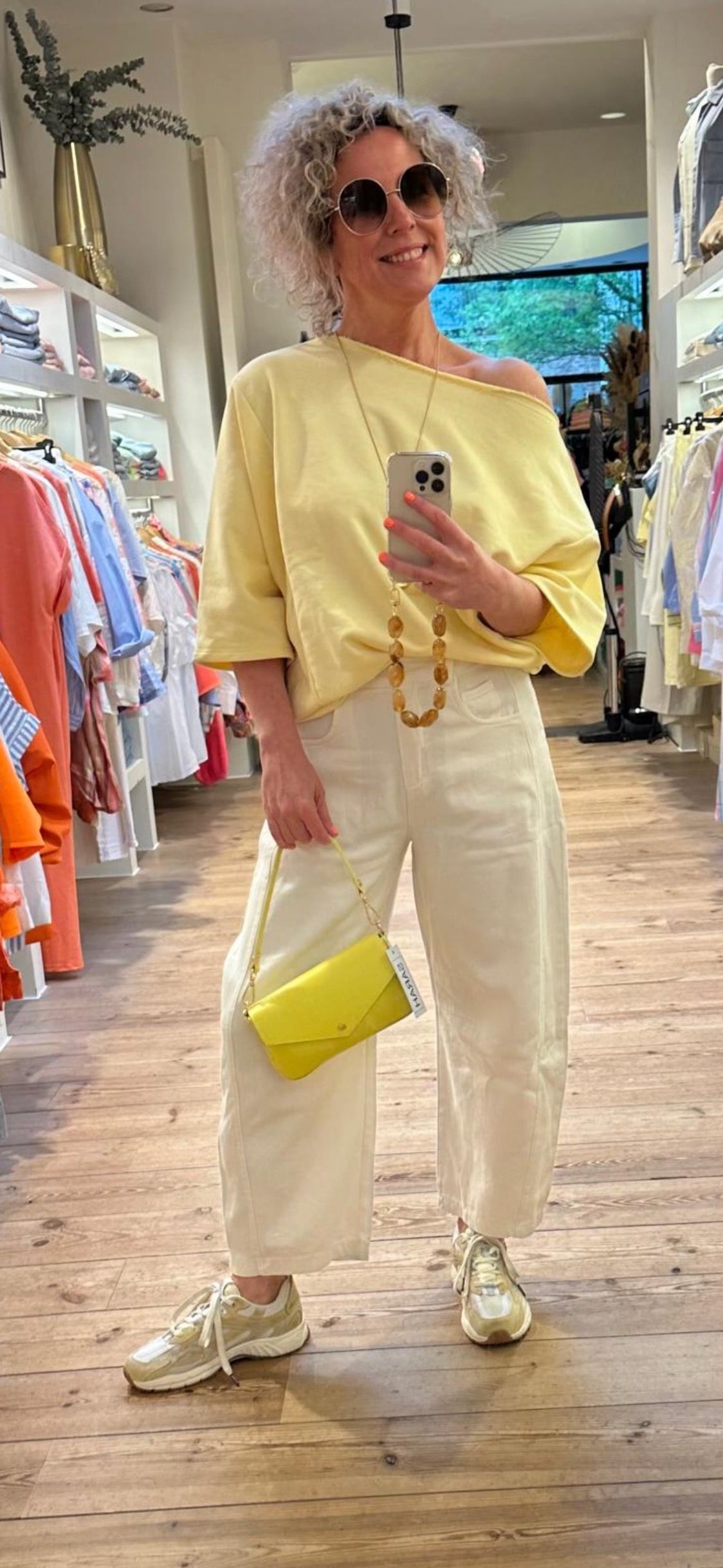 Broek Nelly Offwhite (Barrel)