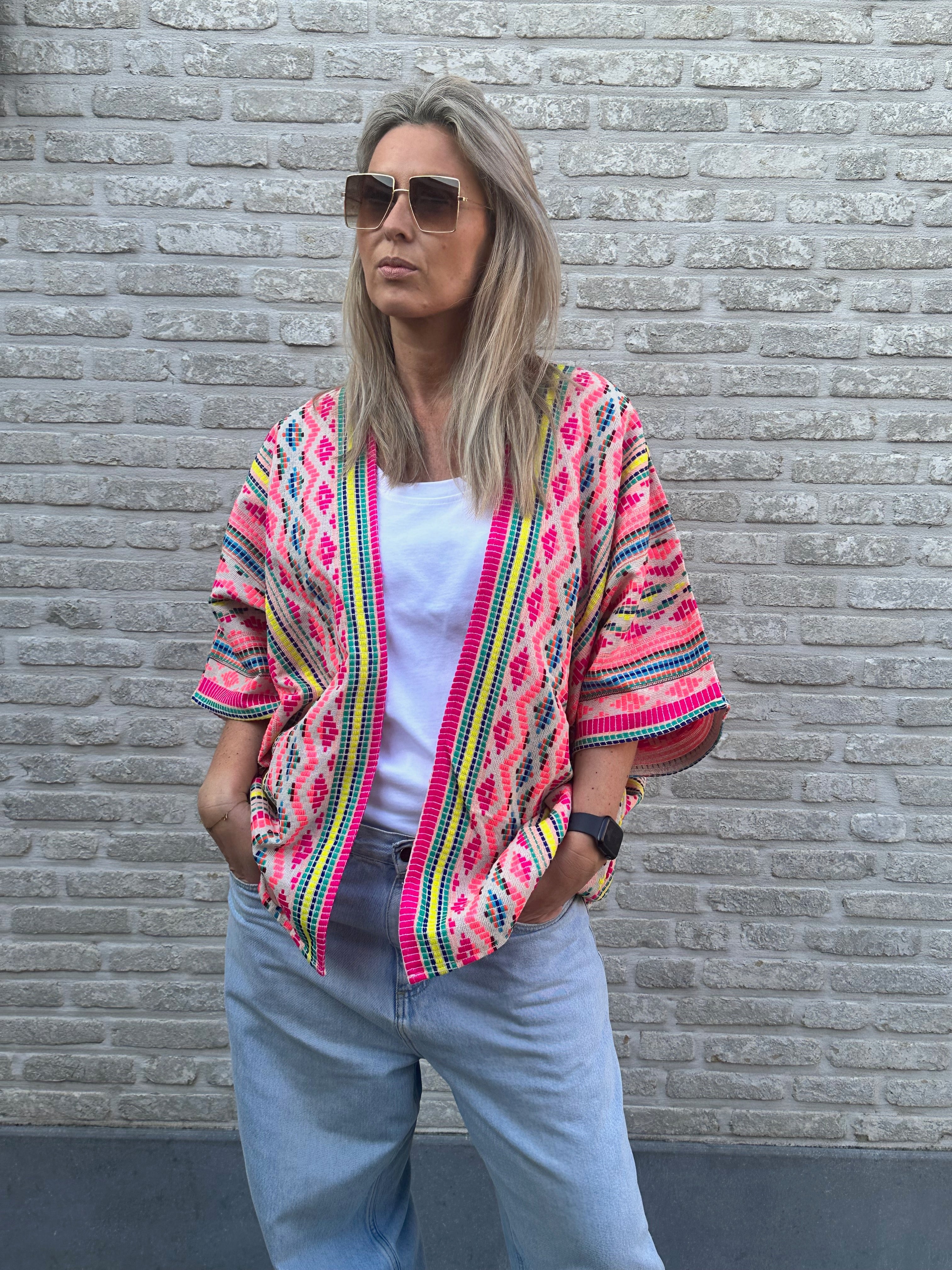 Jacket Boho Colors - Jacquard