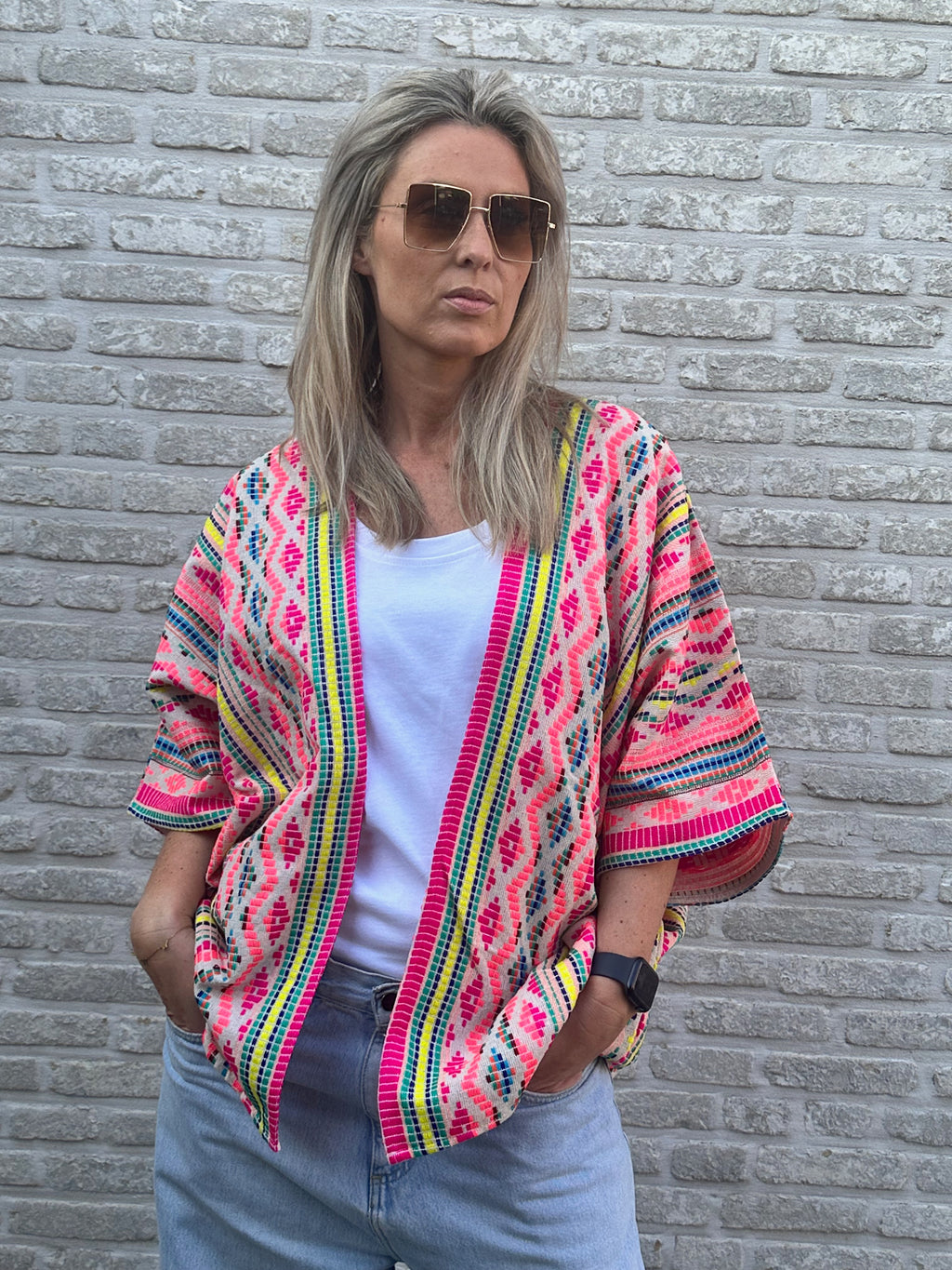 Jacket Boho Colors - Jacquard