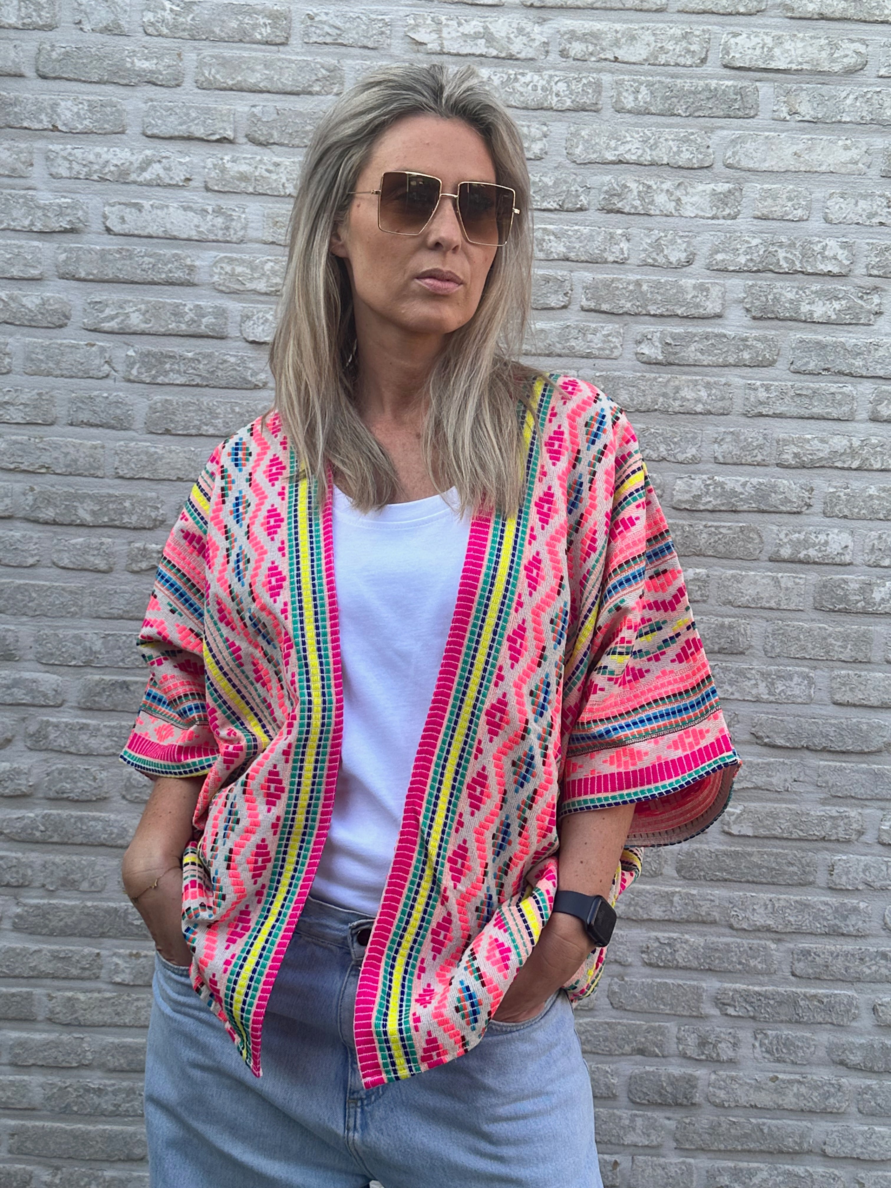 Jacket Boho Colors - Jacquard