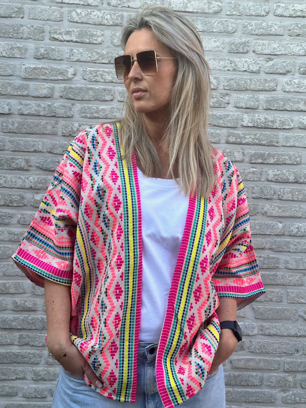 Jacket Boho Colors - Jacquard