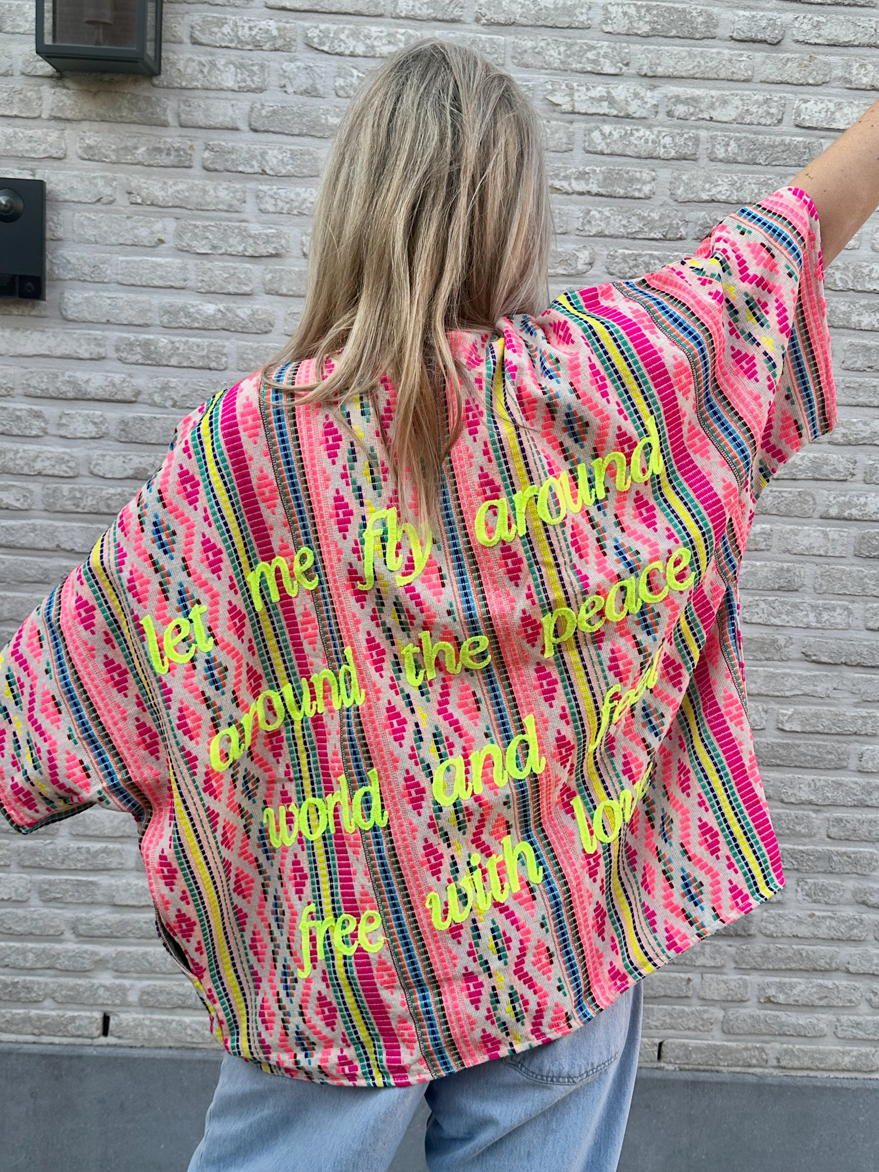 Jacket Boho Colors - Jacquard