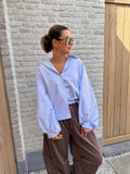 Hemd Lauren Blauw- Wit Gestreept