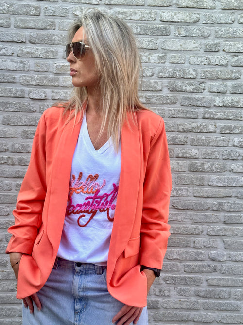 Blazer soft peach