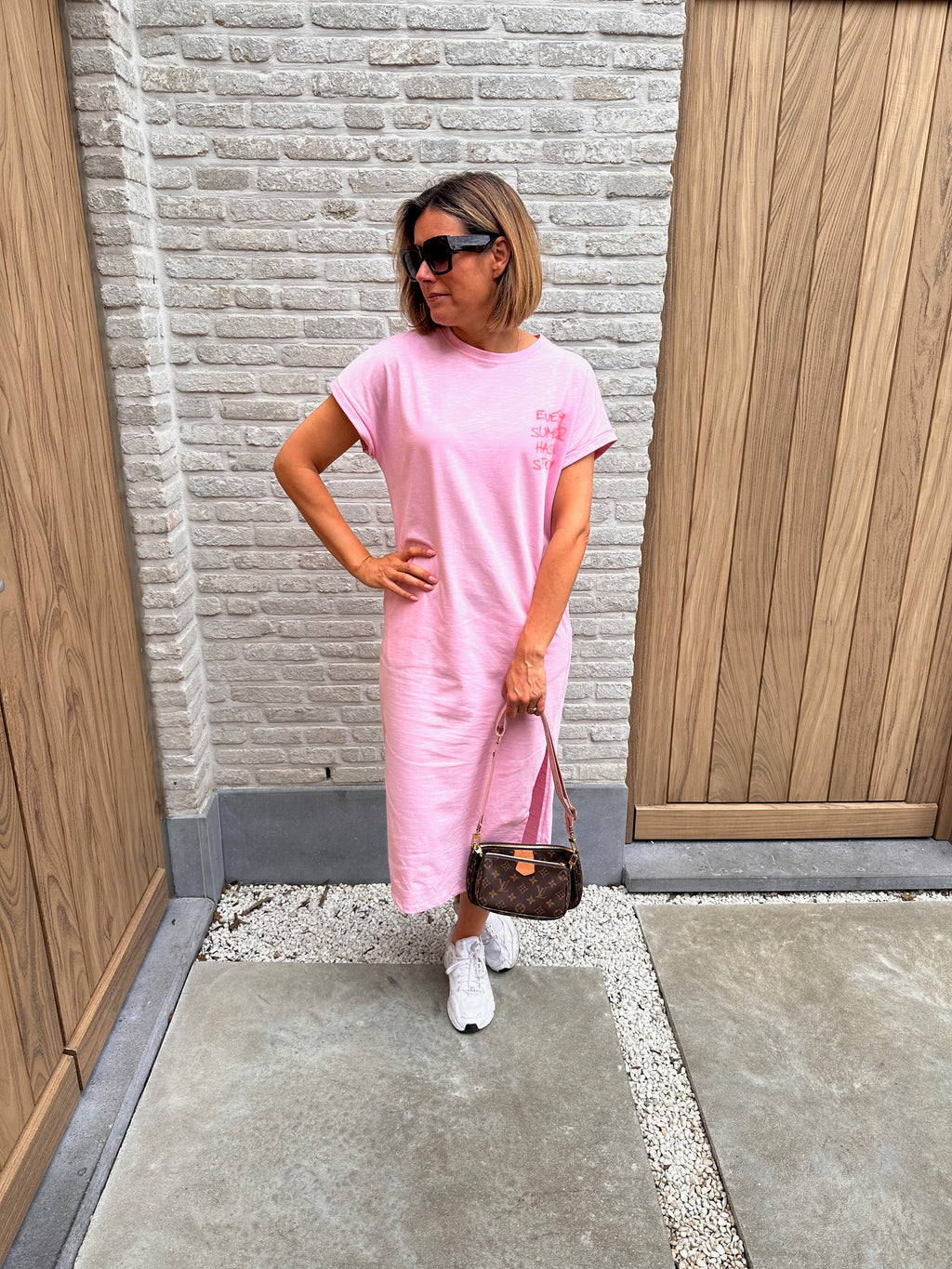 Jurk Every Summer has a Story pink