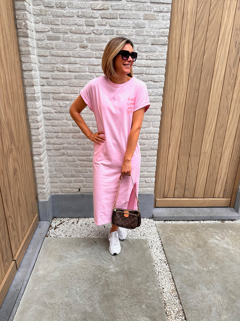 Jurk Every Summer has a Story pink
