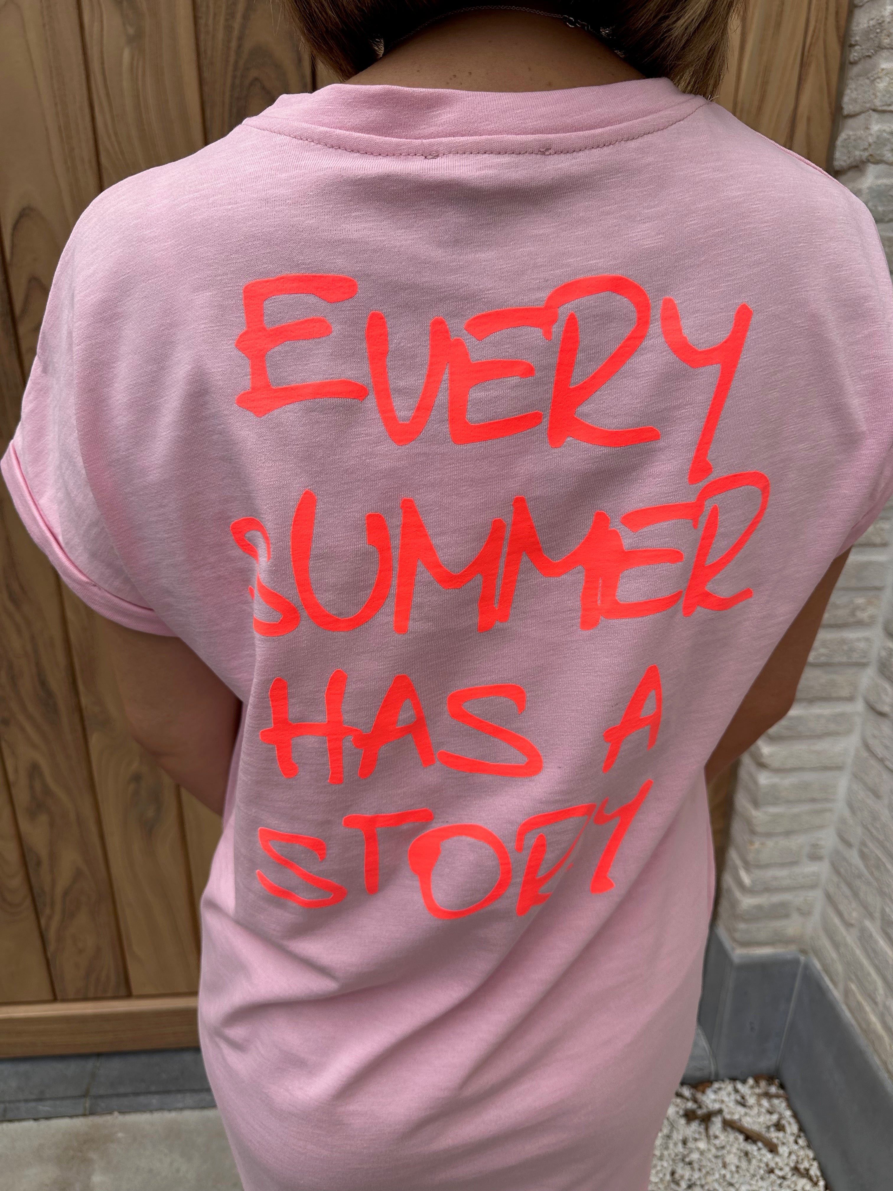 Jurk Every Summer has a Story pink
