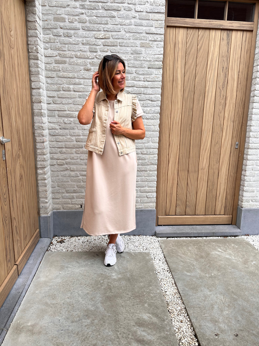 Jurk Vivi Oversized Beige