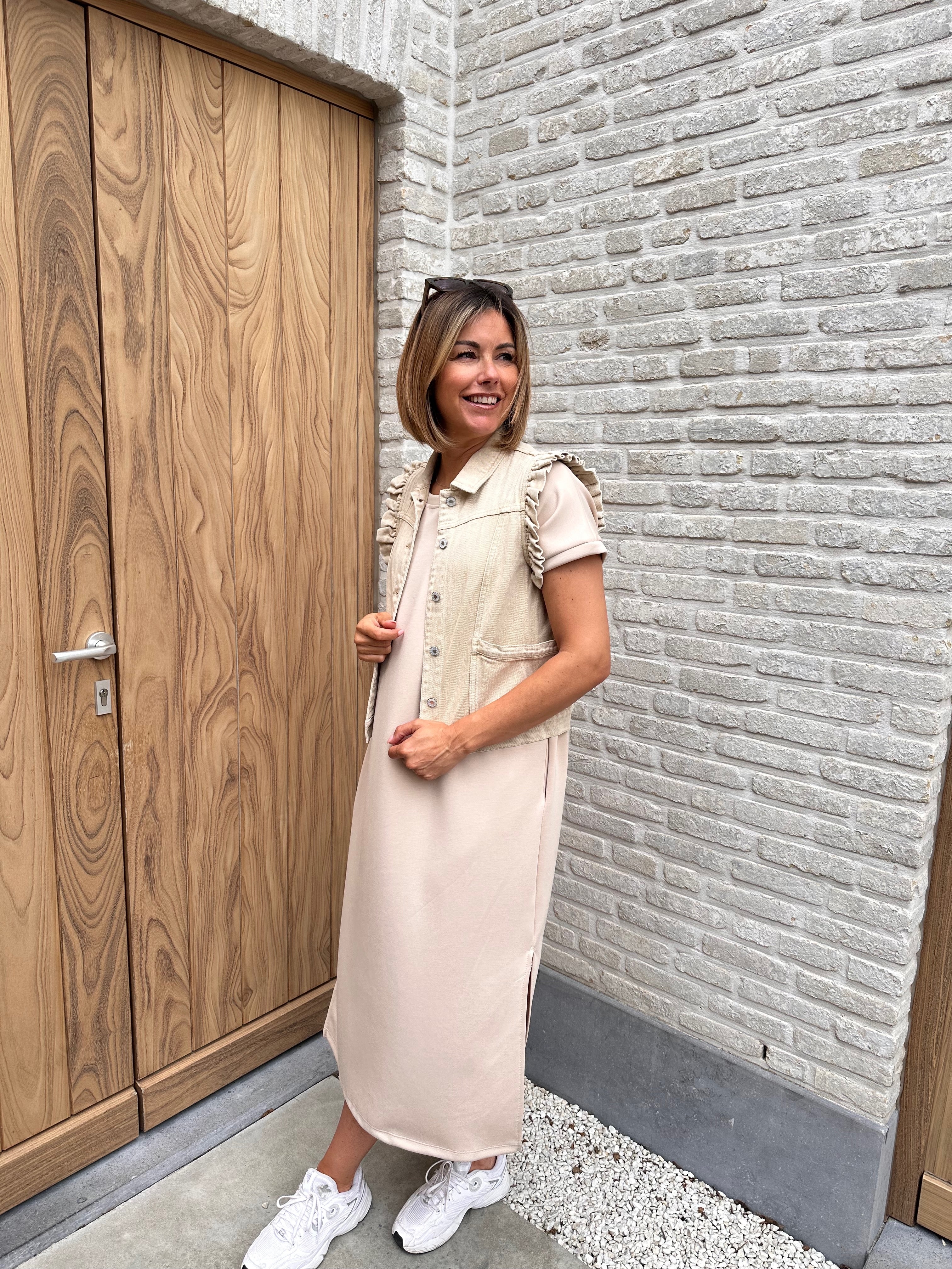 Jeansjasje Jess Beige