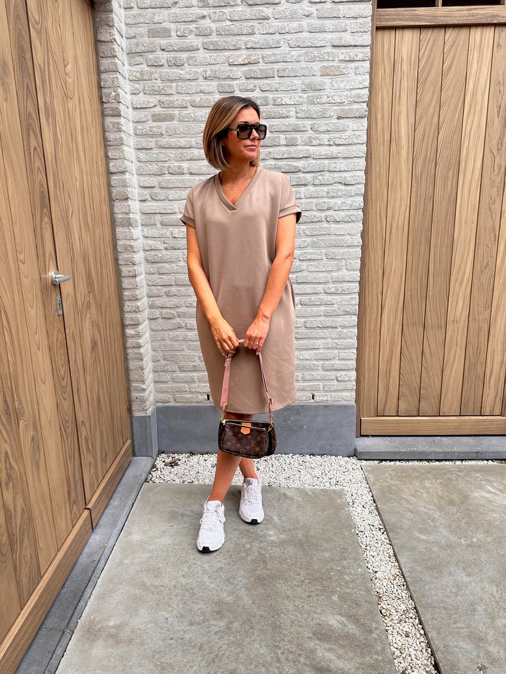 Jurk Isabella Camel