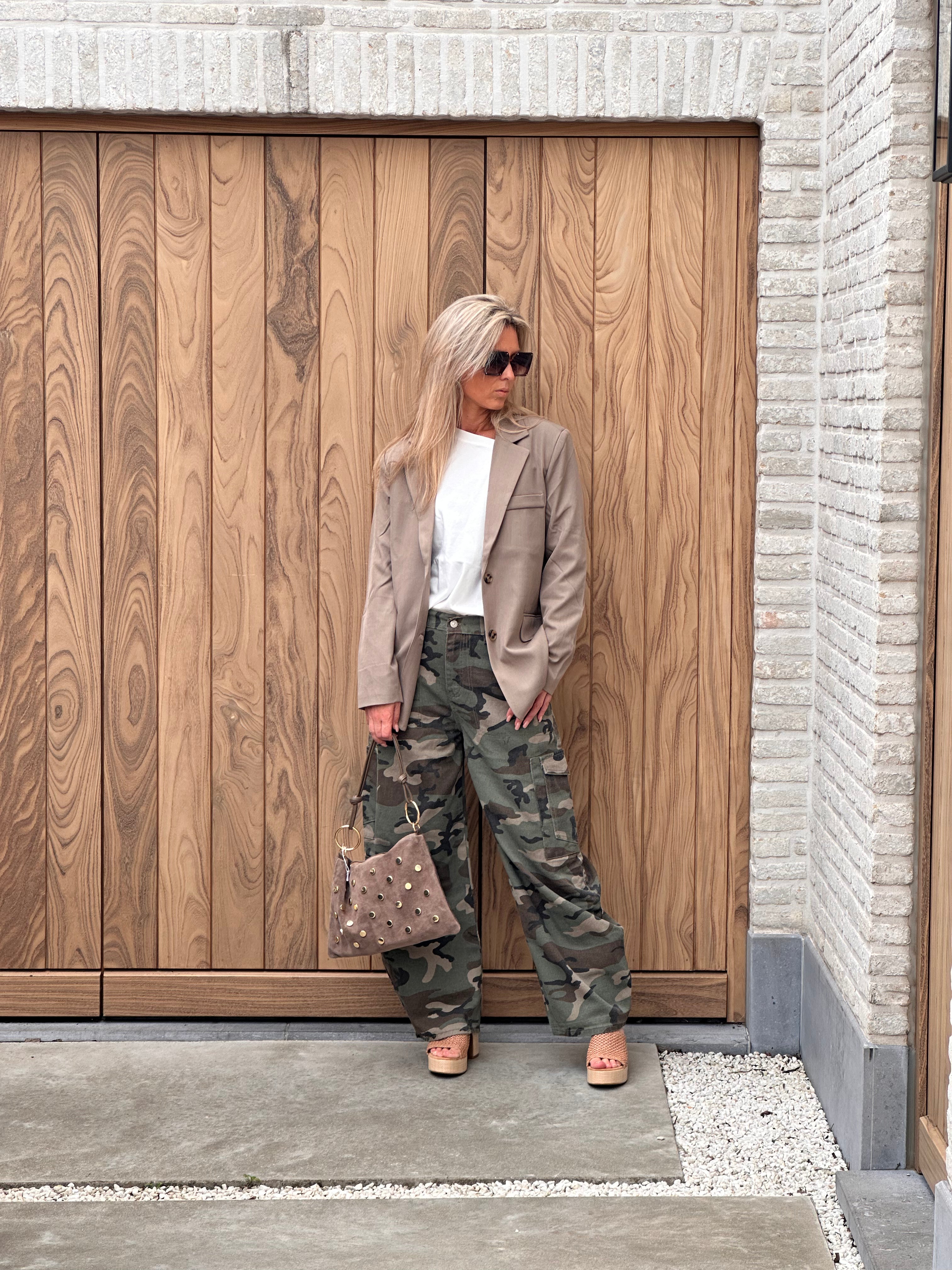 Blazer Caro - Heel Oversized - Taupe
