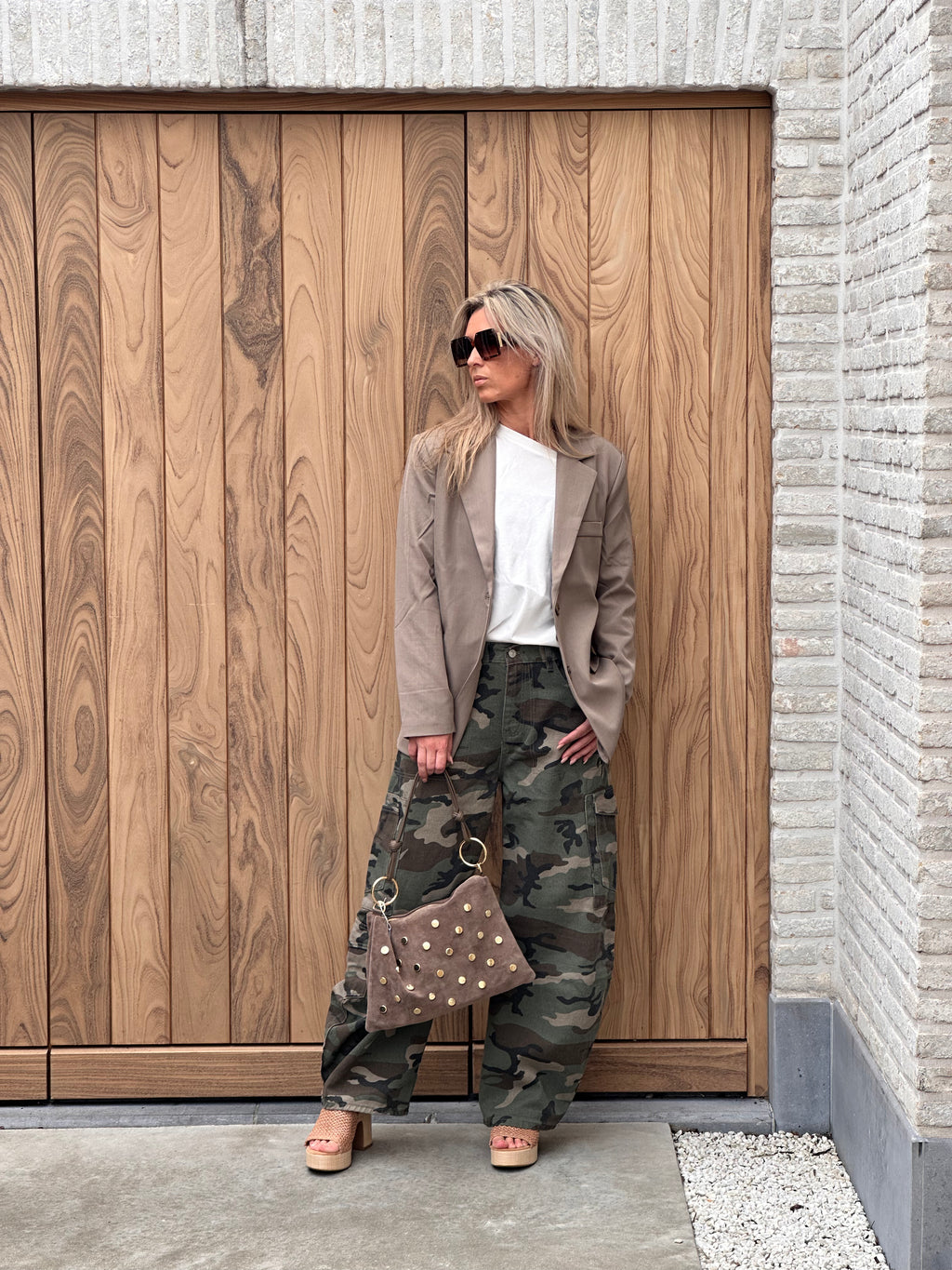 Blazer Caro - Heel Oversized - Taupe
