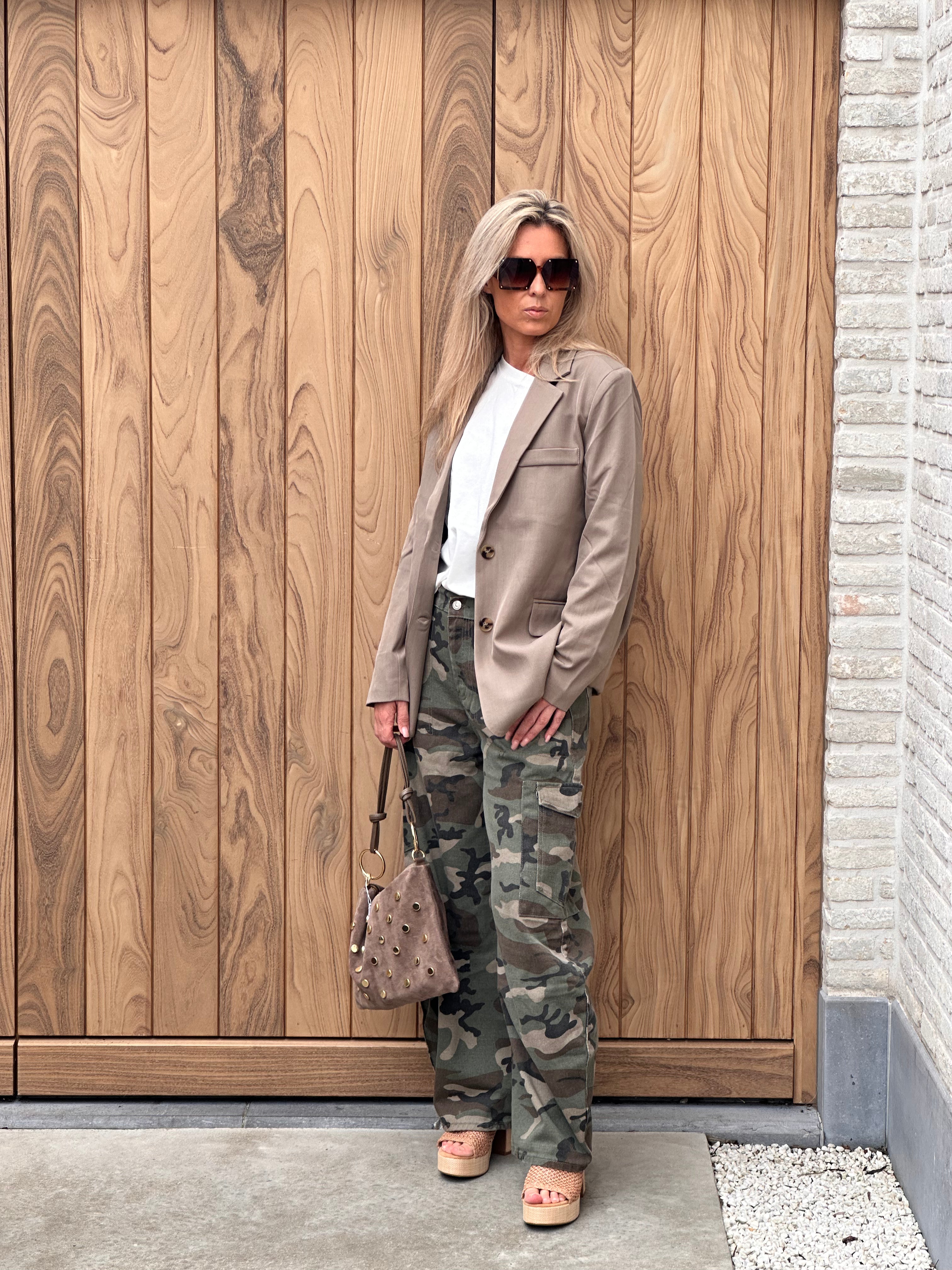 Blazer Caro - Heel Oversized - Taupe