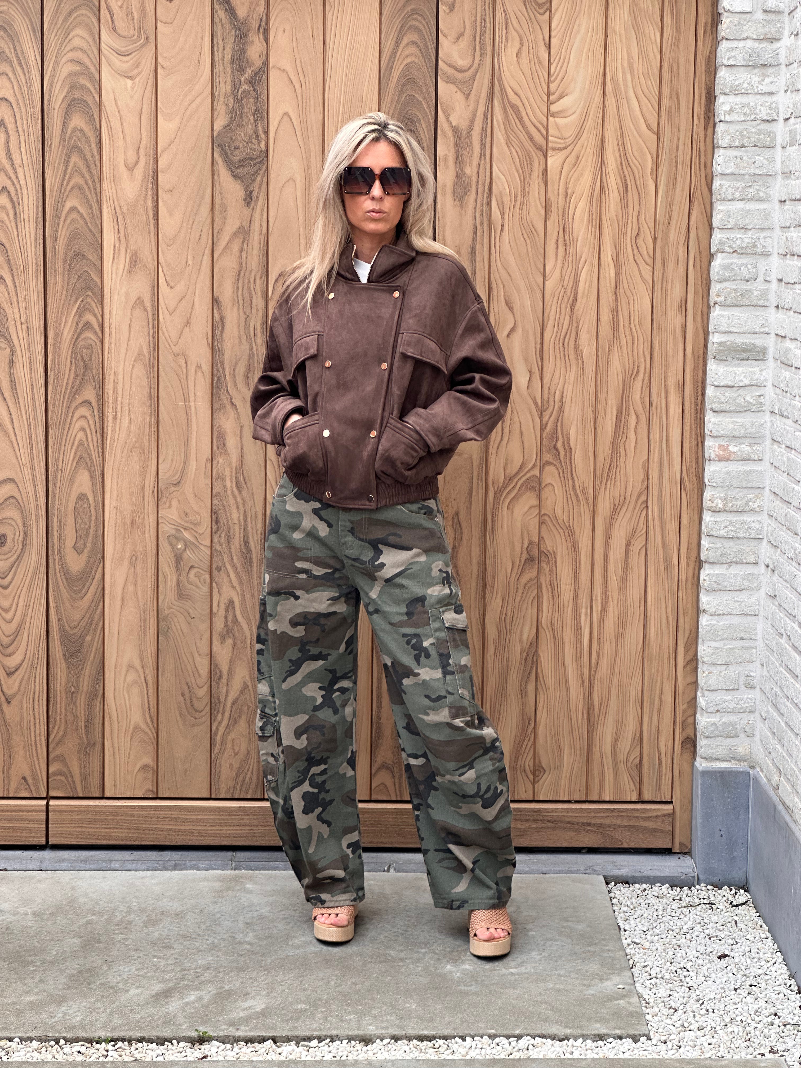 Jacket Tess Oversized - Dark Taupe