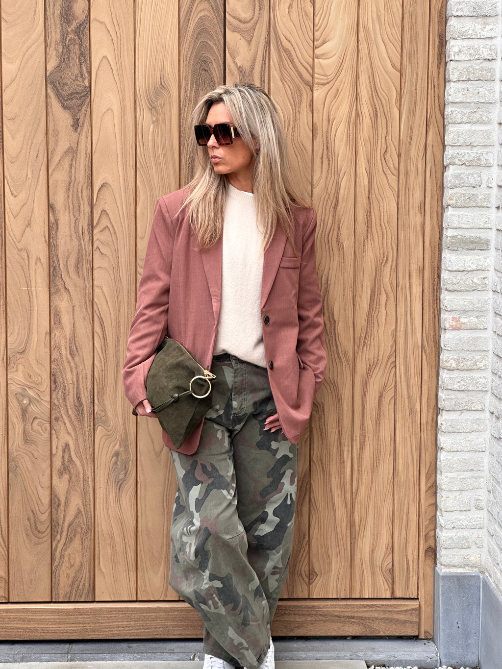 Blazer Caro- Heel Oversized- Mokka