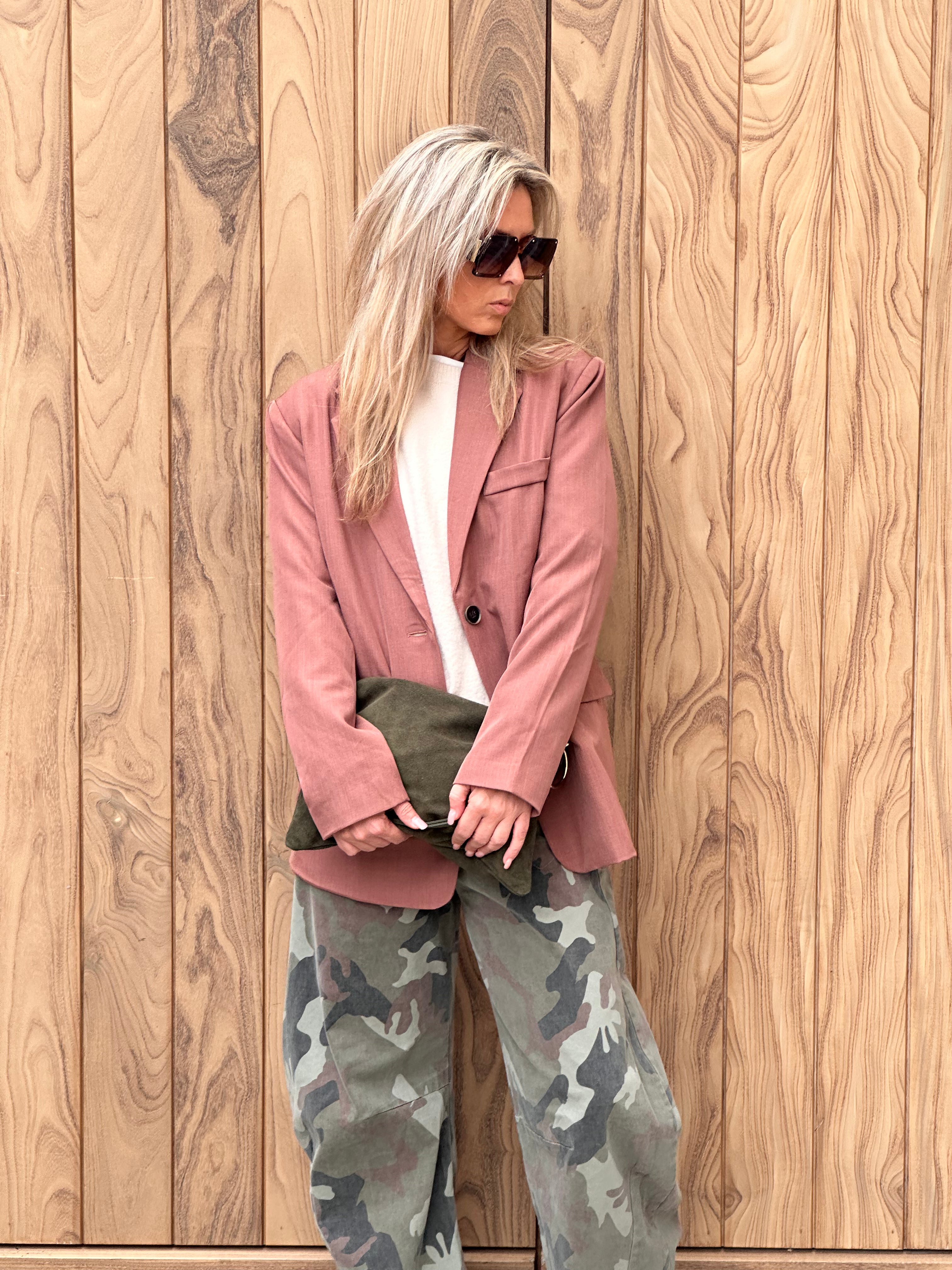 Blazer Caro- Heel Oversized- Mokka