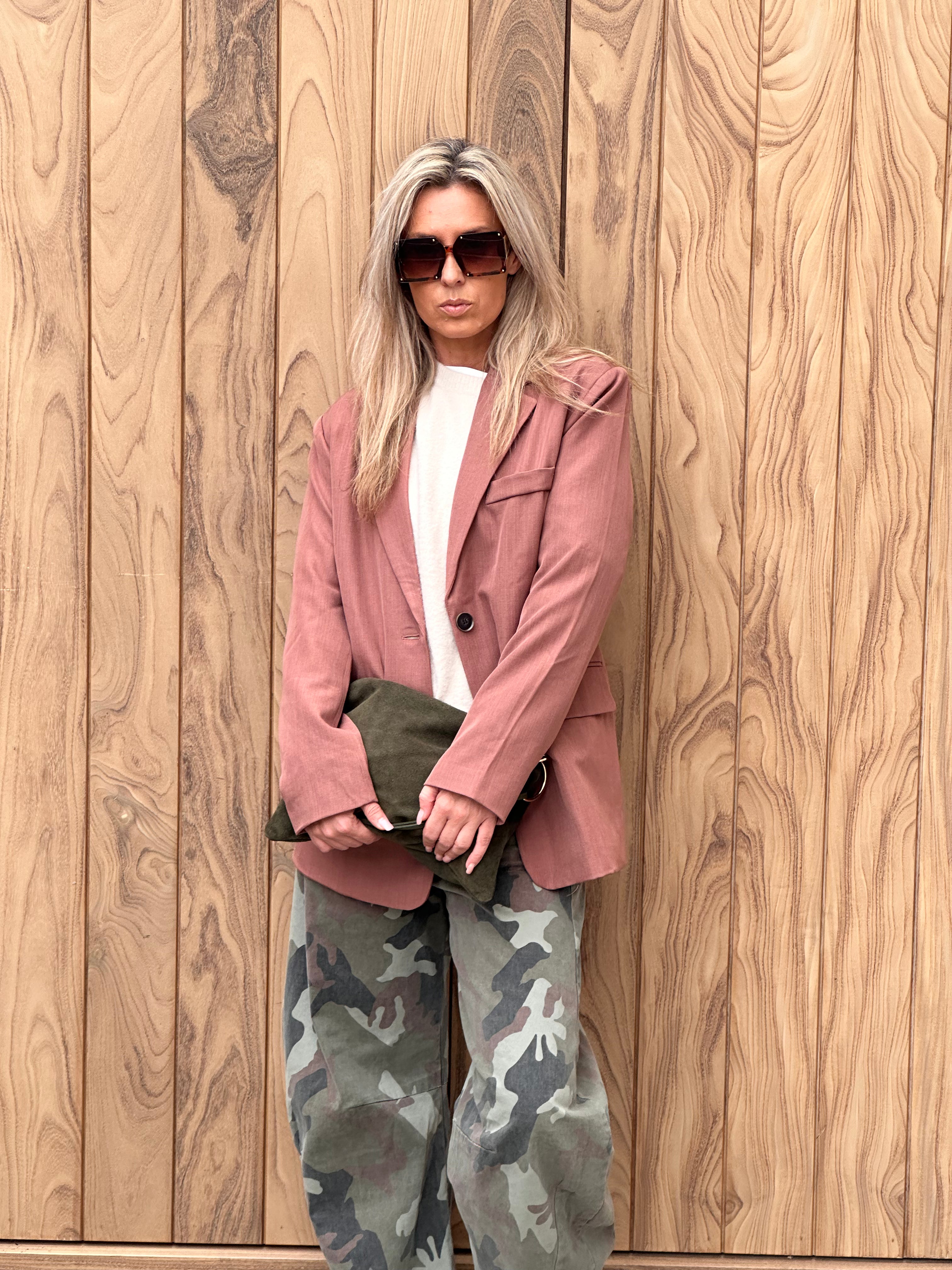Blazer Caro- Heel Oversized- Mokka