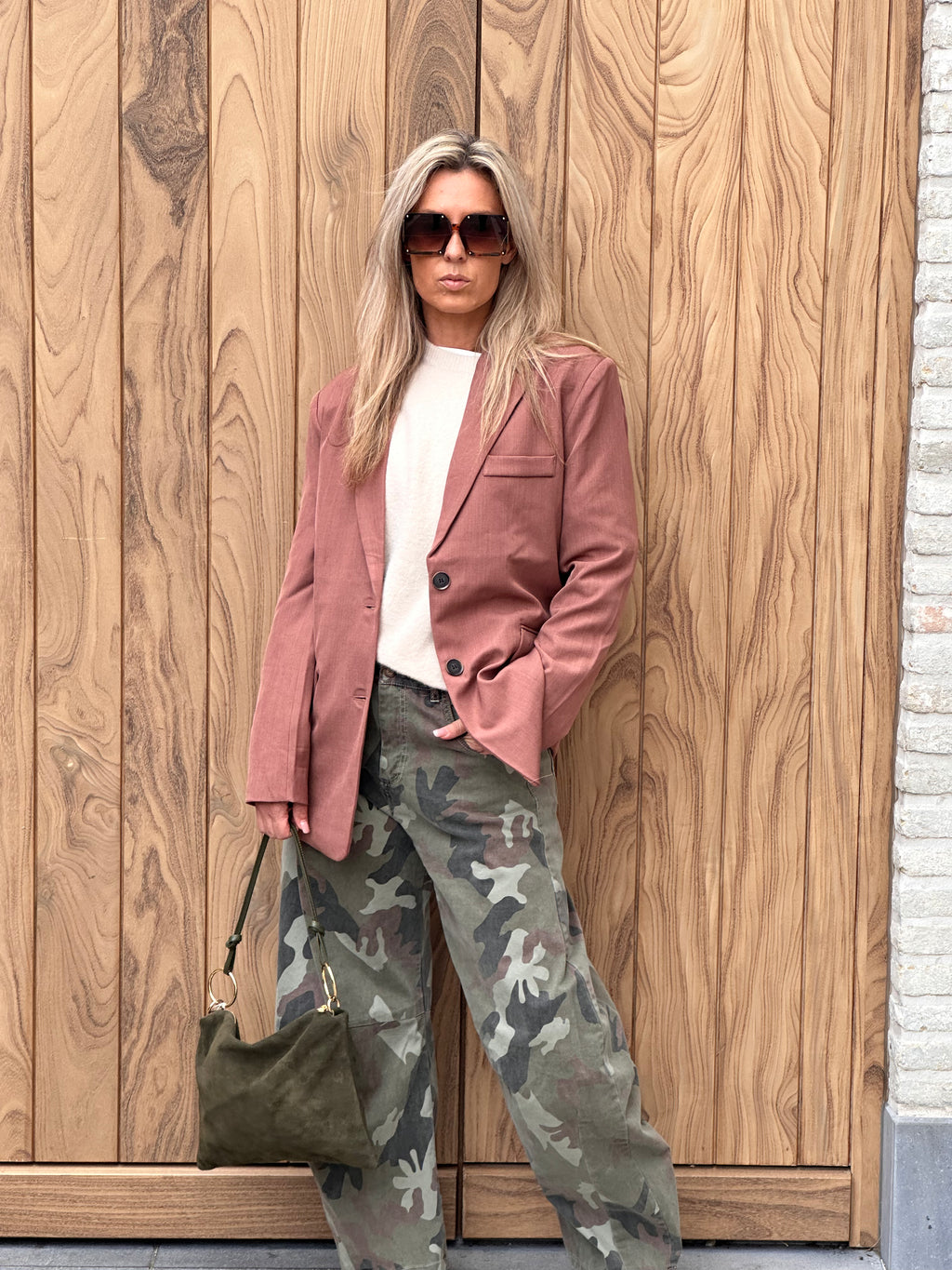 Blazer Caro- Heel Oversized- Mokka
