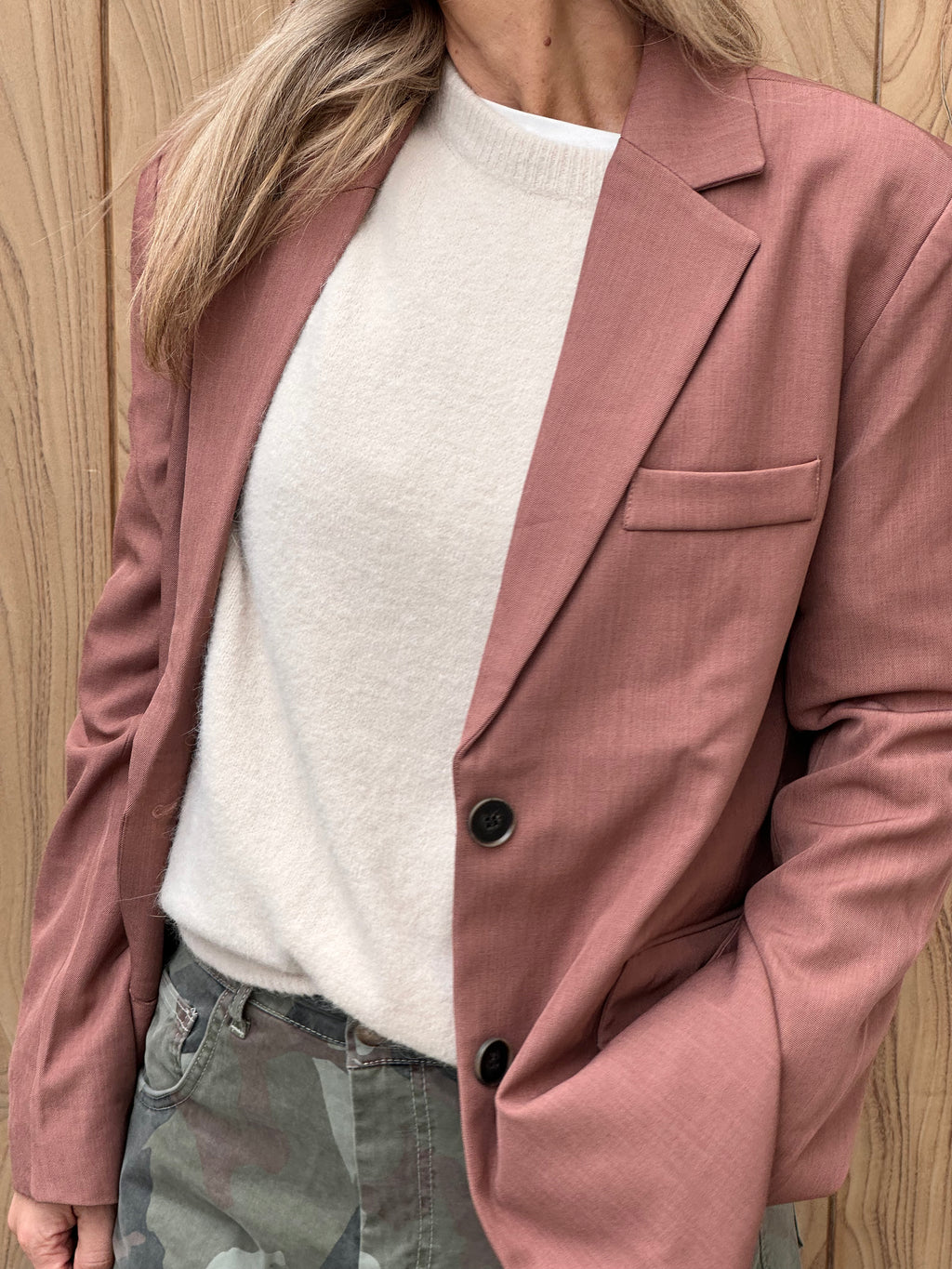 Blazer Caro- Heel Oversized- Mokka