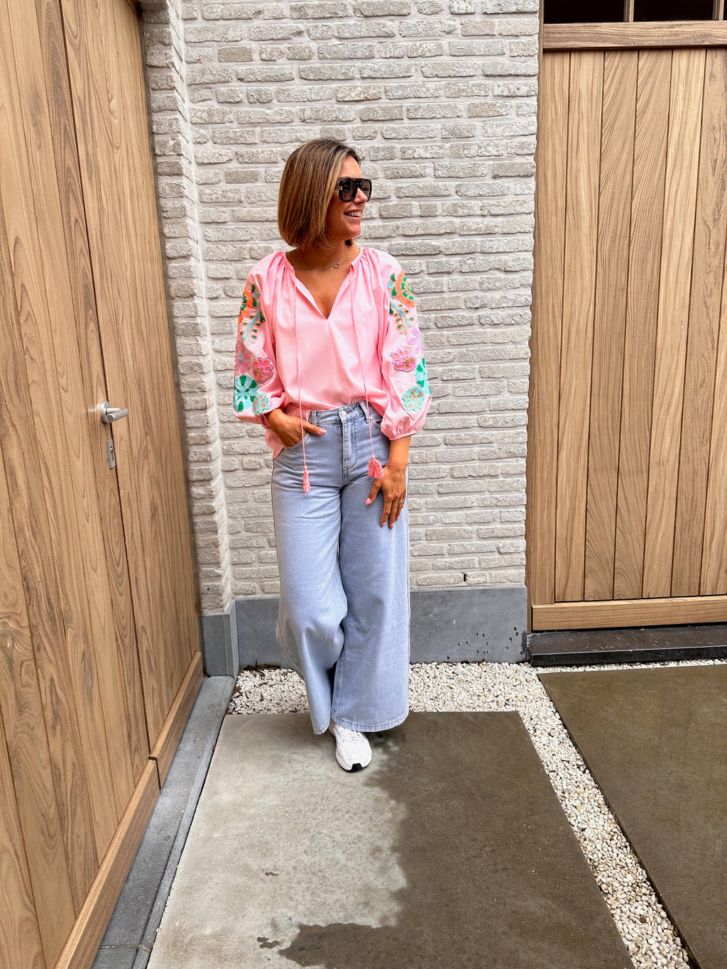 Hemd Clio Oversized Roze