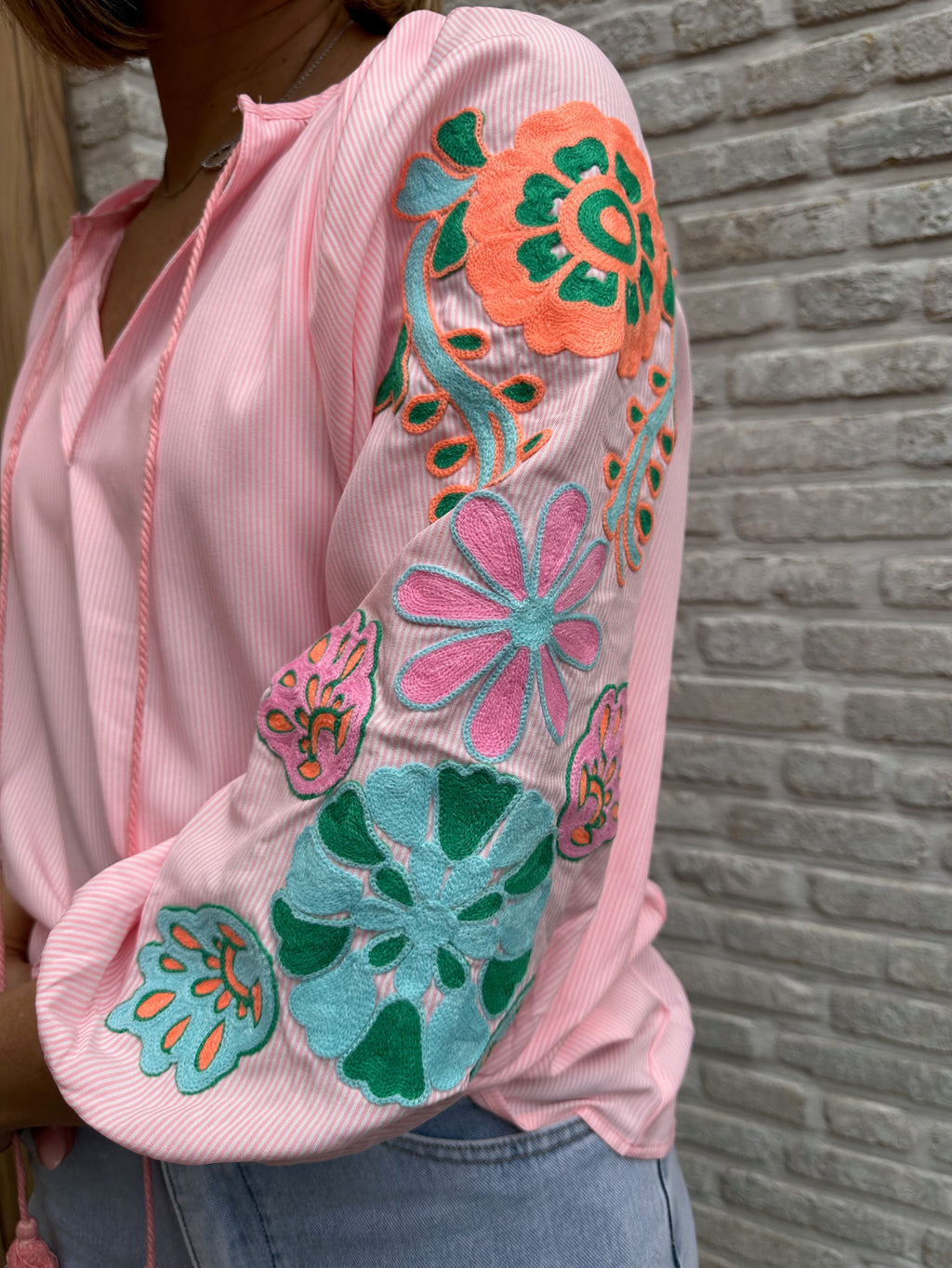 Hemd Clio Oversized Roze