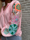 Hemd Clio Oversized Roze